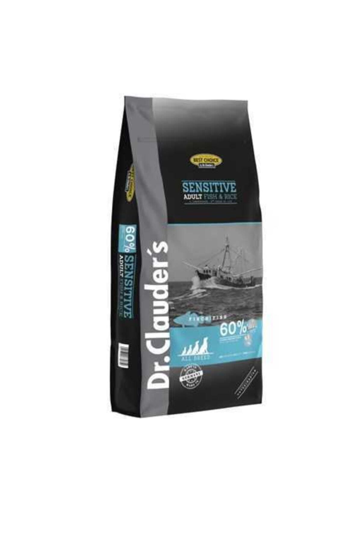 Dr. Clauder Glutensiz Tüm Irk Hassas Yetişkin Köpekler Için Balıklı Mama 12.5 kg