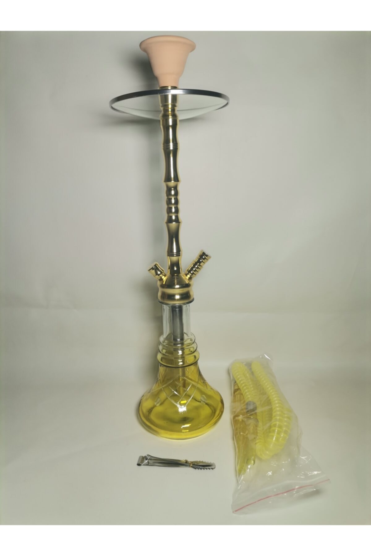 WolfHookah Gold Orta Boy Nargile Takımı