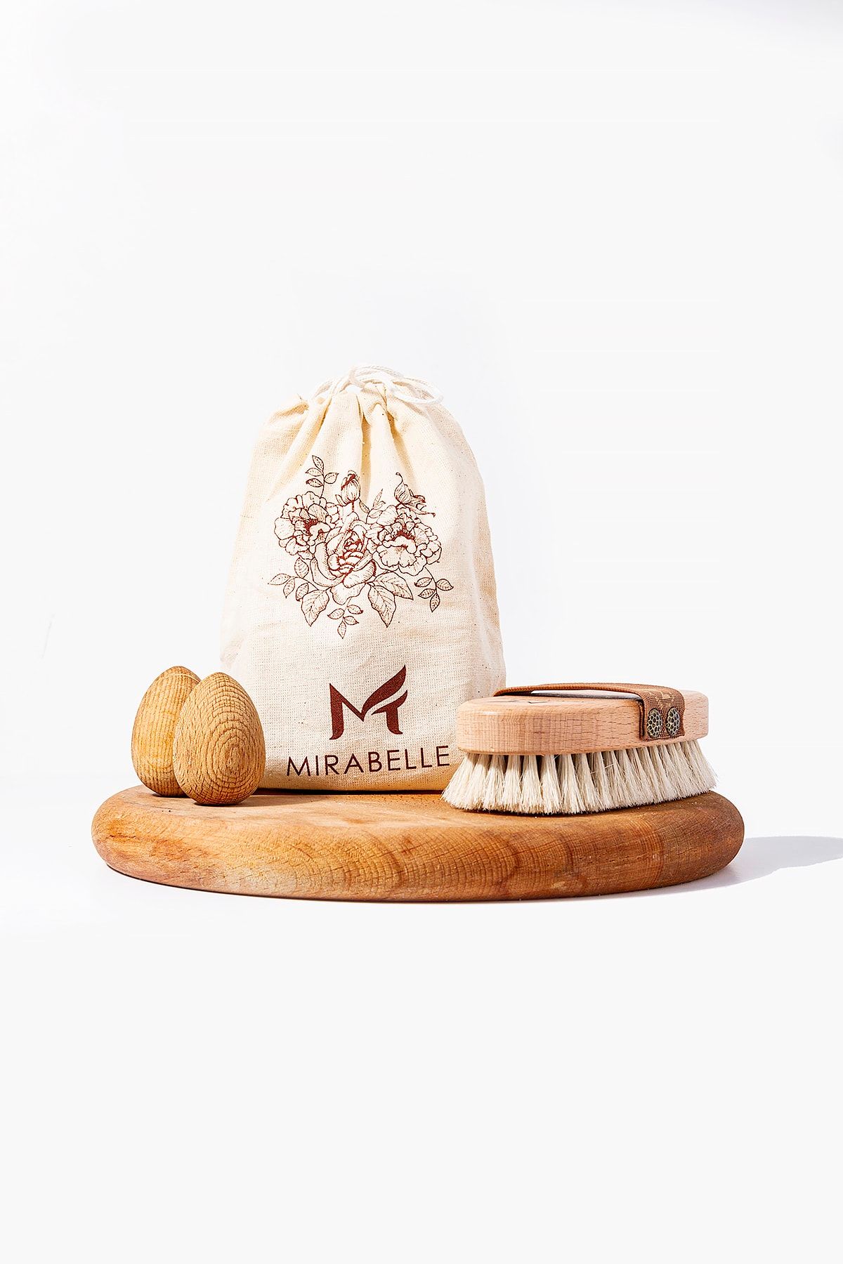 The Mirabelle Premium Mirabelle Selülit Karşıtı Doğal At Kılı Selülit Fırçası