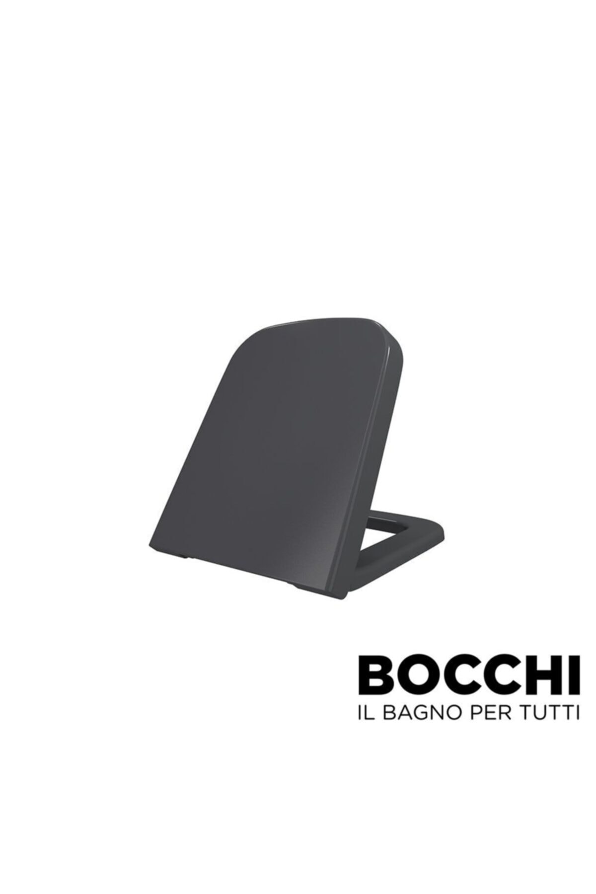 Bocchi Bocchı Tuttı S Klozet Kapağı - Soft Cls - Mat Antrasit
