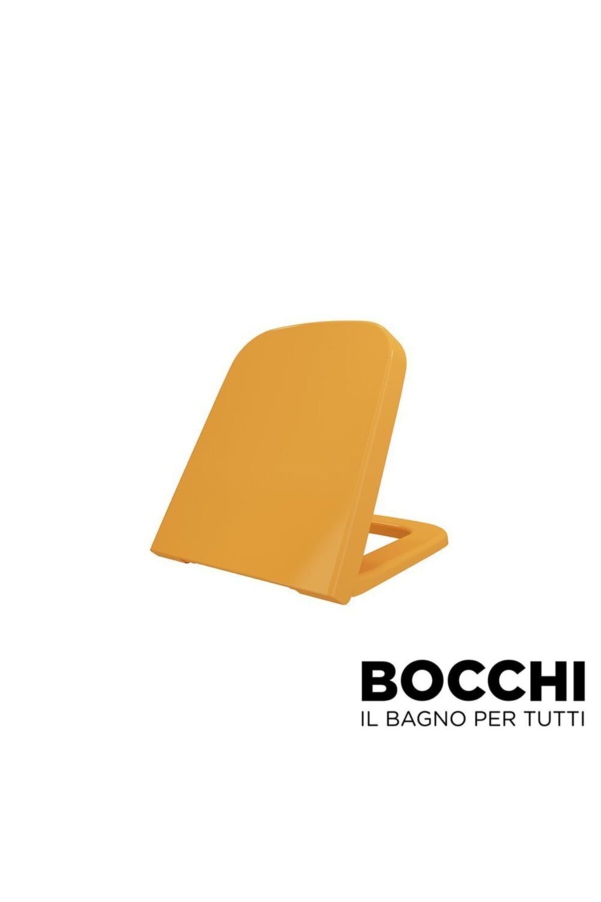 Bocchi Bocchı Tuttı S Klozet Kapağı - Soft Cls - Mandalina Sarısı