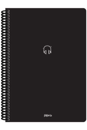 Sert Kapak Spiralli Kareli Defter 17*24 cm 100 Yp Image 0