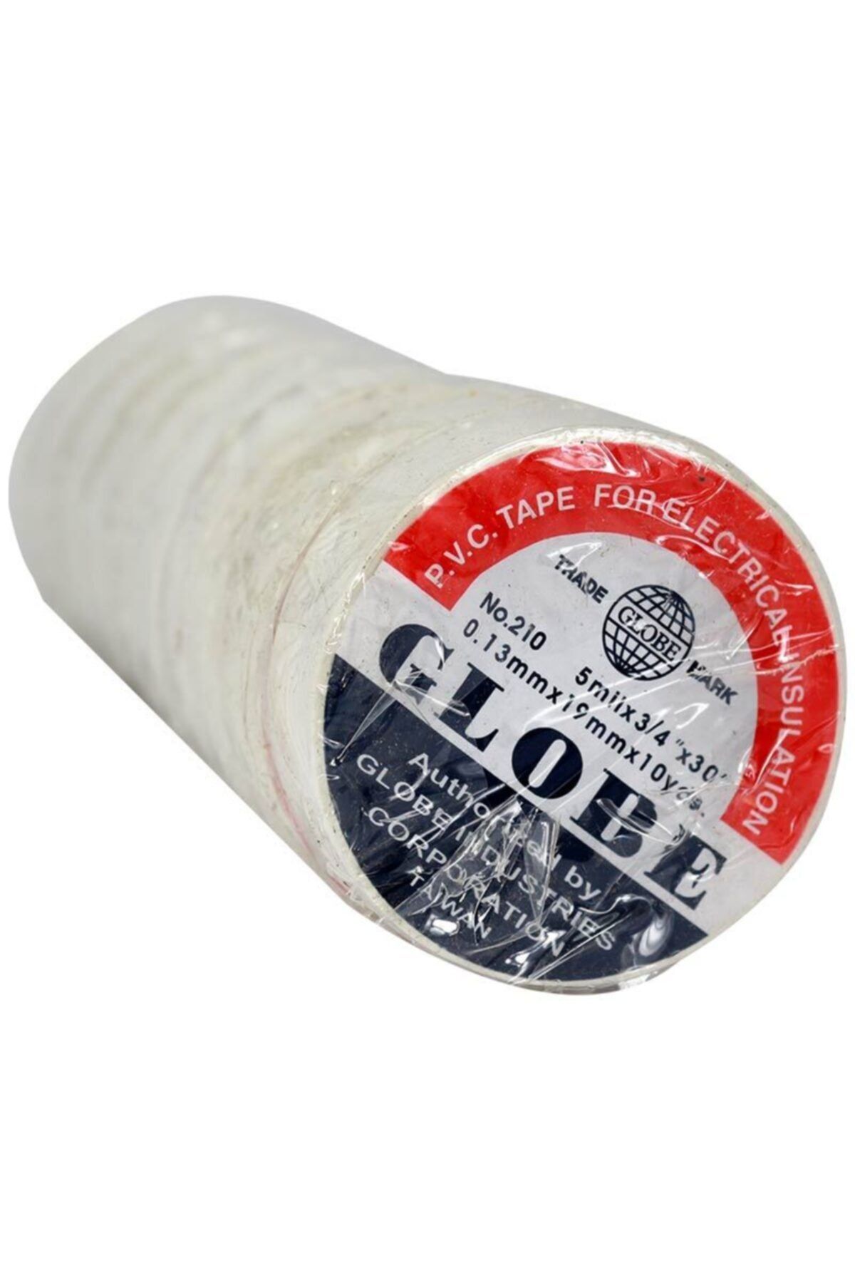 Globe Izole Bant Beyaz 10luk 0.13mmx19mm