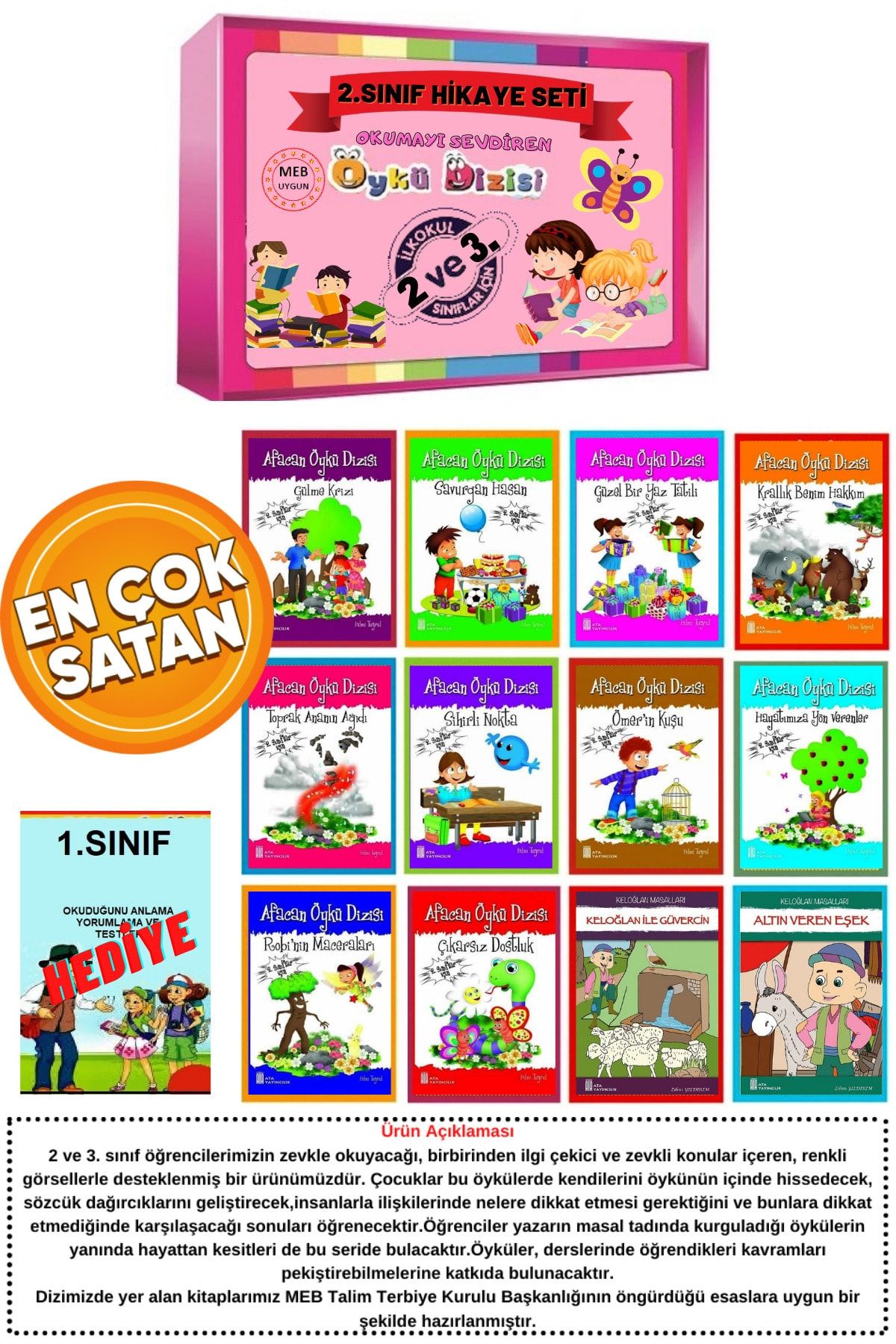 Ata Yayıncılık 2.sınıflar Için Okumayı Sevdiren Macera Tadında Hikaye Seti 3