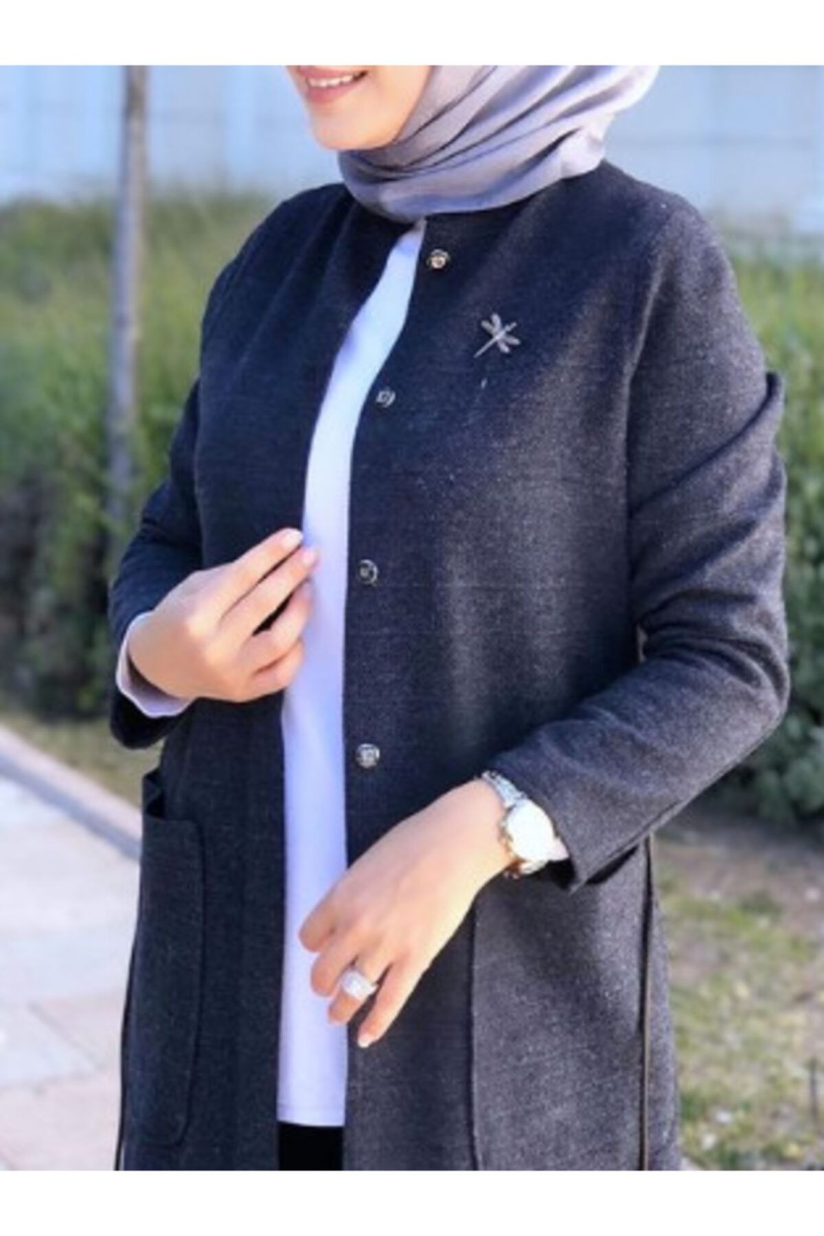 Armine Yeni Sezon Lacivert Kadın Ceket