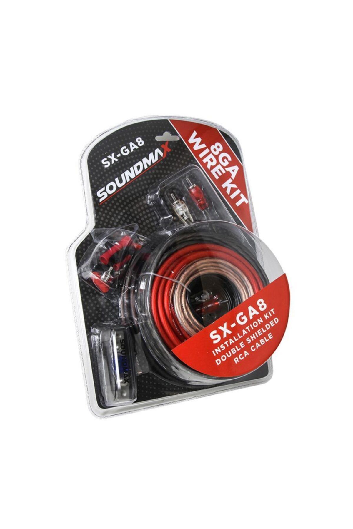 Soundmax Oto Anfi Kablo Seti 8ga Vakumlu Sx-awg8