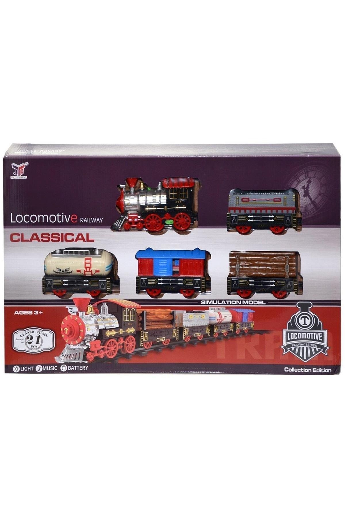 CAN OYUNCAK Marka: 1077-1 Locomotive Railway Sesli Işıklı Tren Seti 21 Parça Kategori: Oyuncak Tren