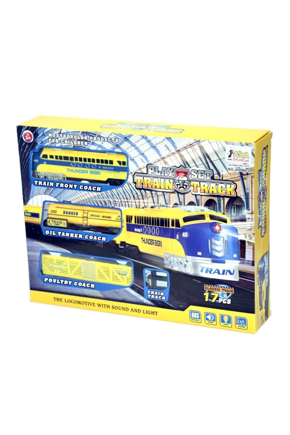 Toys Yük Treni Pilli Işıklı Sesli 17 Parça Oyuncak Jhx6603/6605