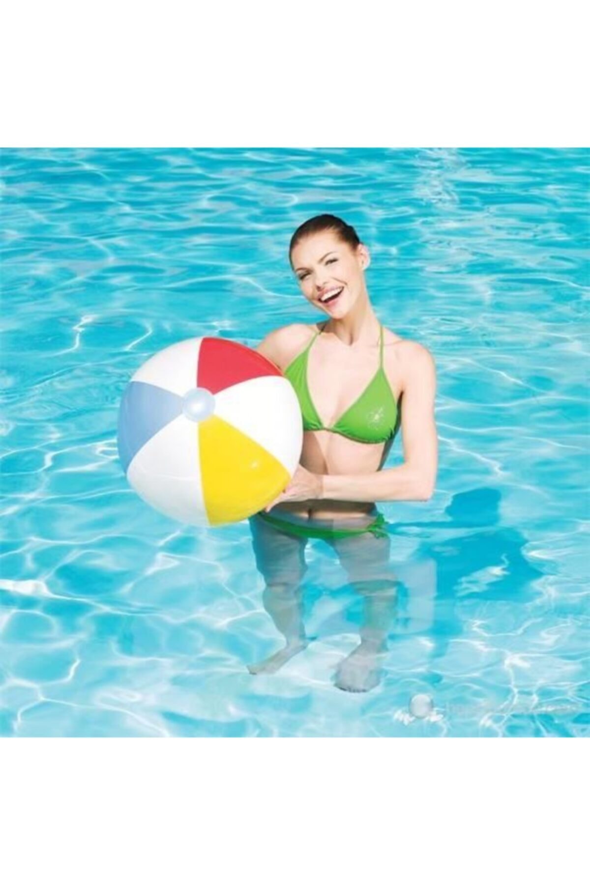 BESTWAY 31021b - Deniz Topu 50 Cm Renkli Dilimli 36