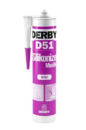D51 Genel Amaclı Silikonize Mastik Beyaz - 500g Image 0