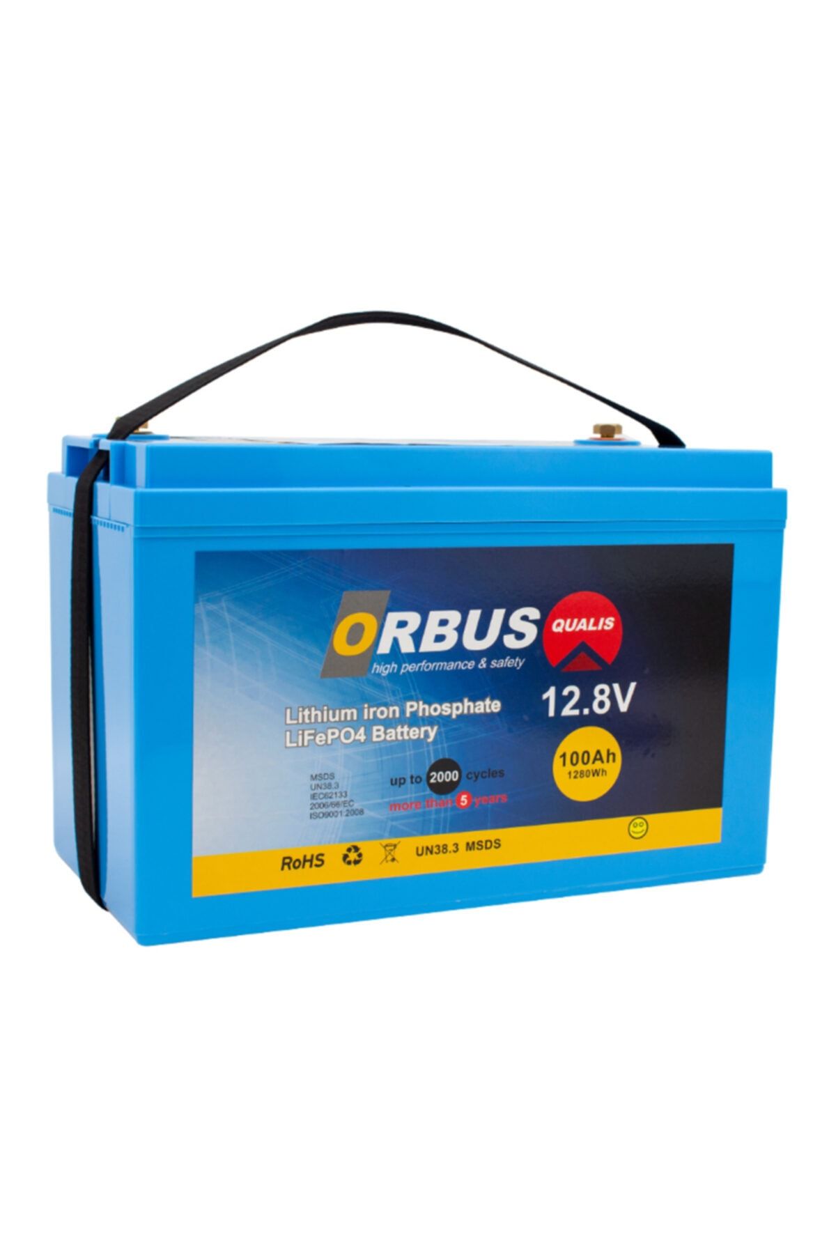 ORBUS Lıt-12-100 12.8 Volt 100 Amper Lityum Lifepo4 Akü