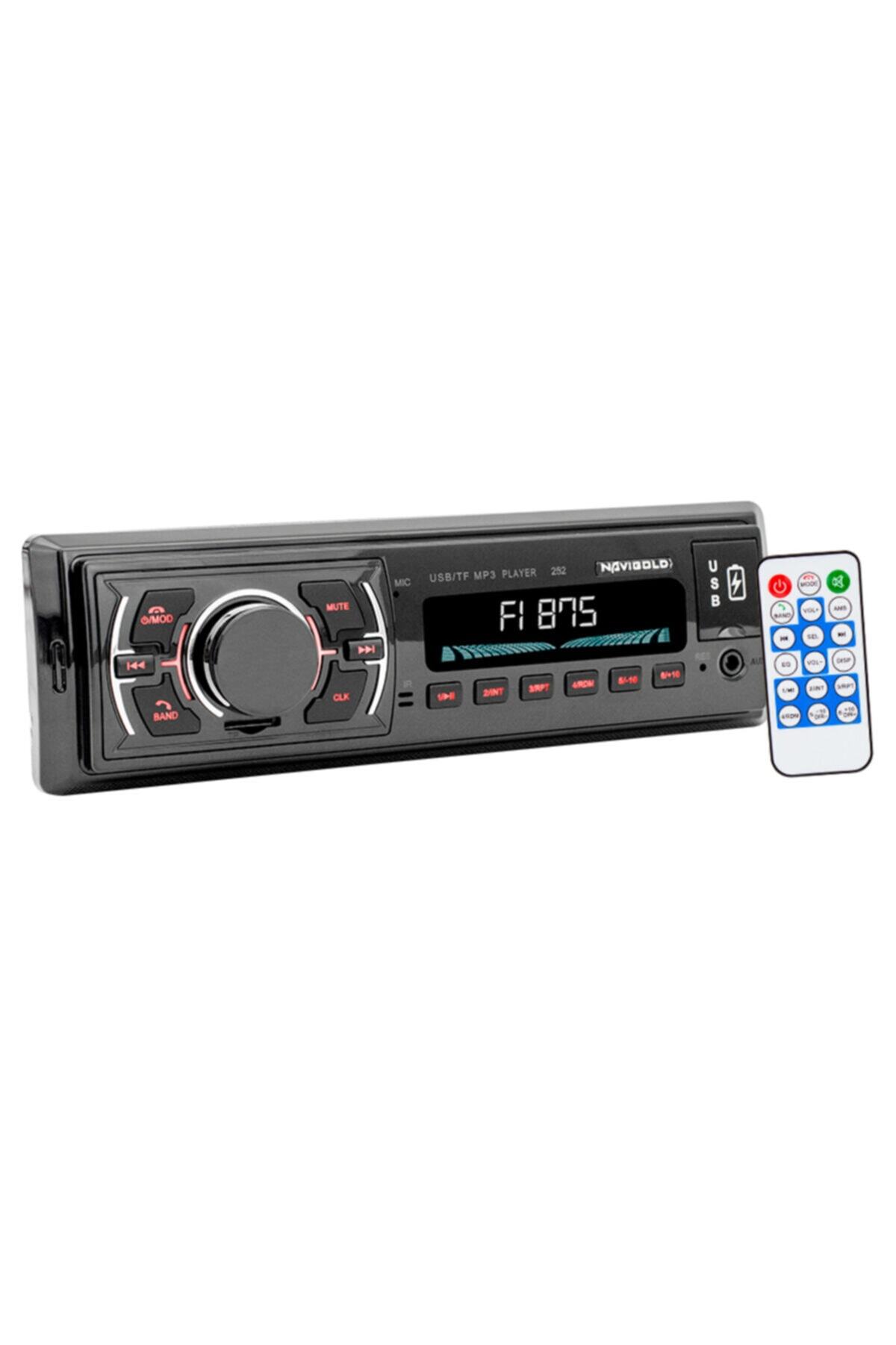 Navigold Navıgold Ds-252 Usb/sd/fm/aux/bt Bluetoothlu Iso Soketli Mekaniksiz Oto Teyp 4 X 50 Watt