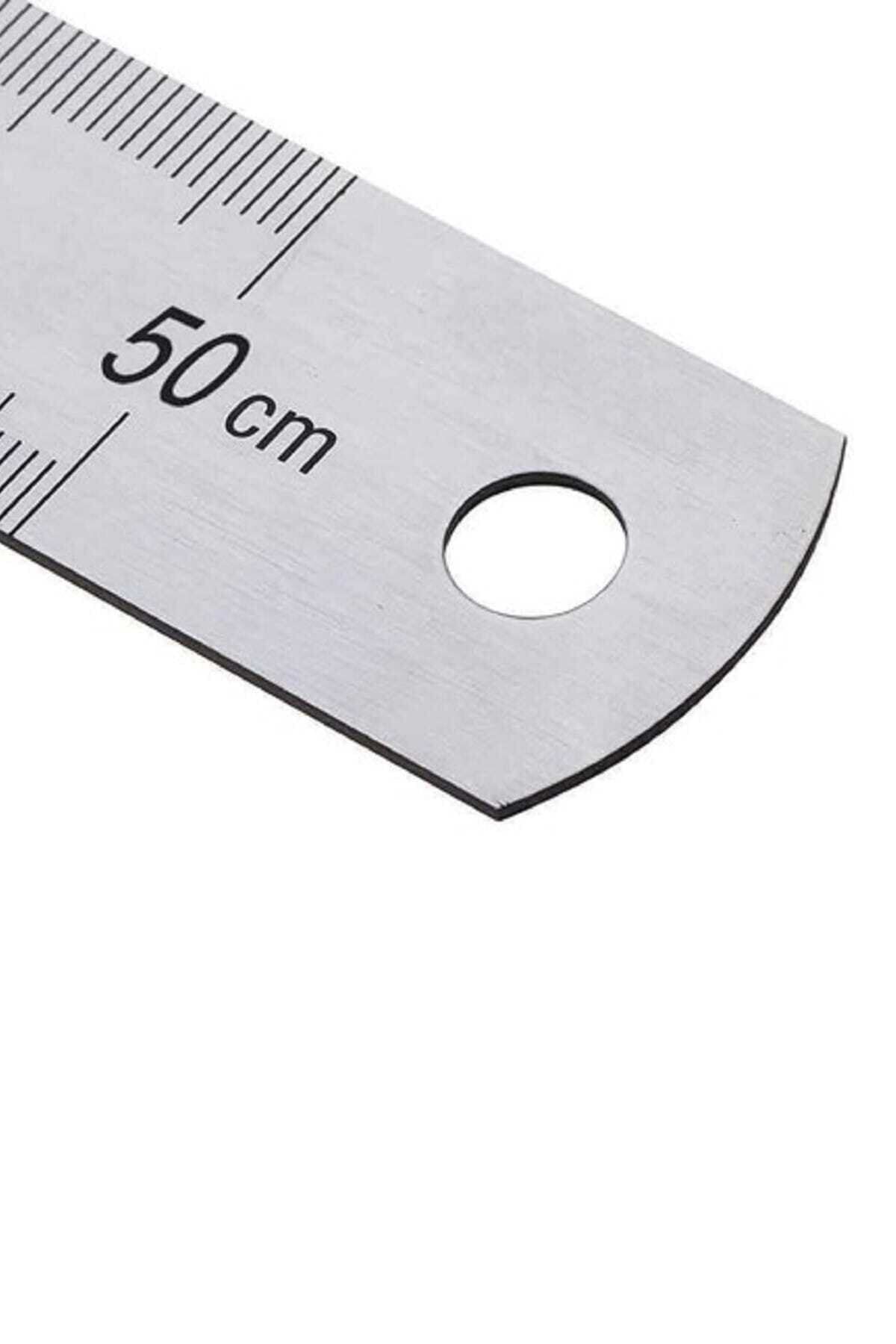KRAF 550g Çelik Cetvel Inch Ölçülü 50 Cm. Ç.c