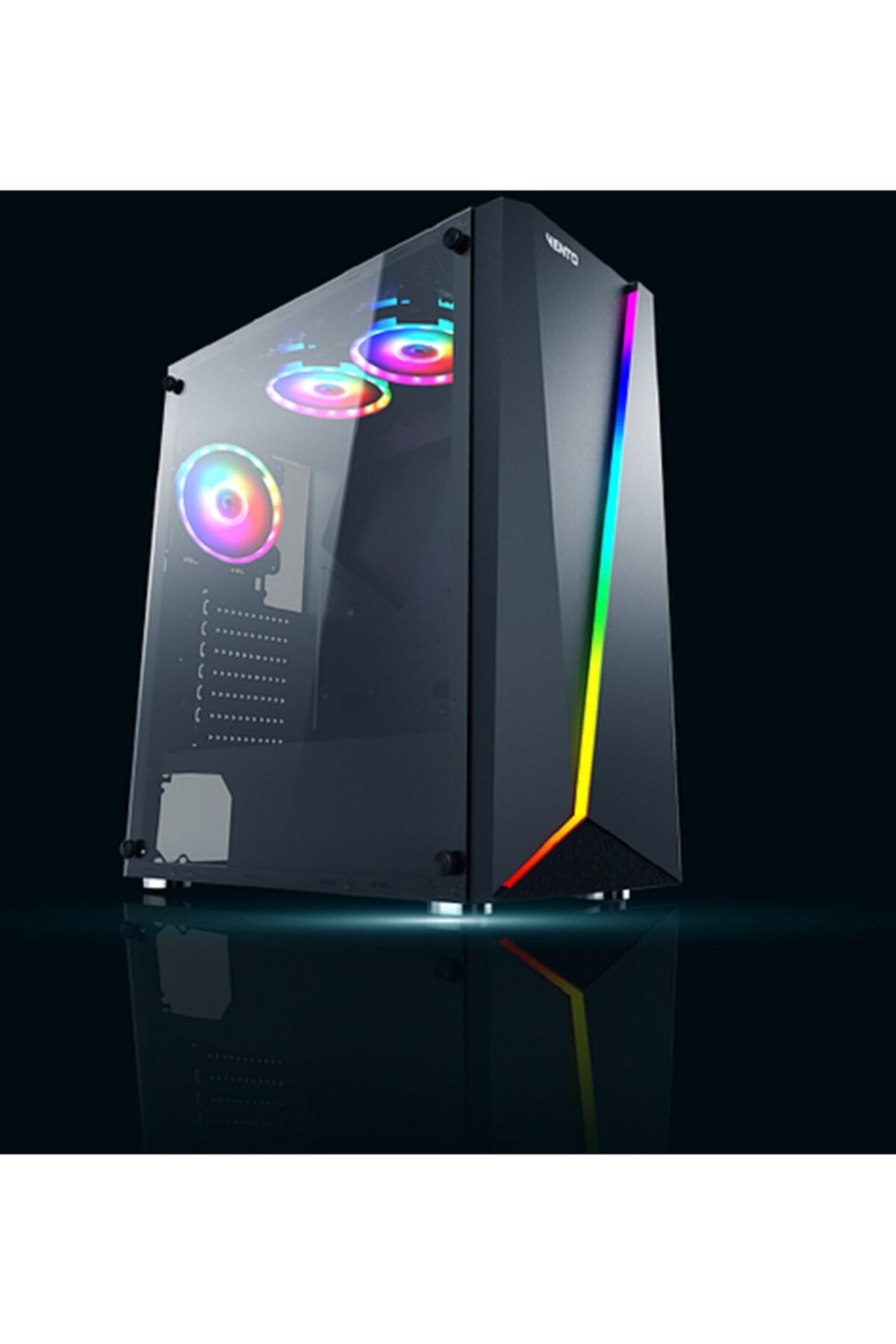 VENTO Vg09a 550w 80+ Atx Gamıng Kasa Siyah Rgb