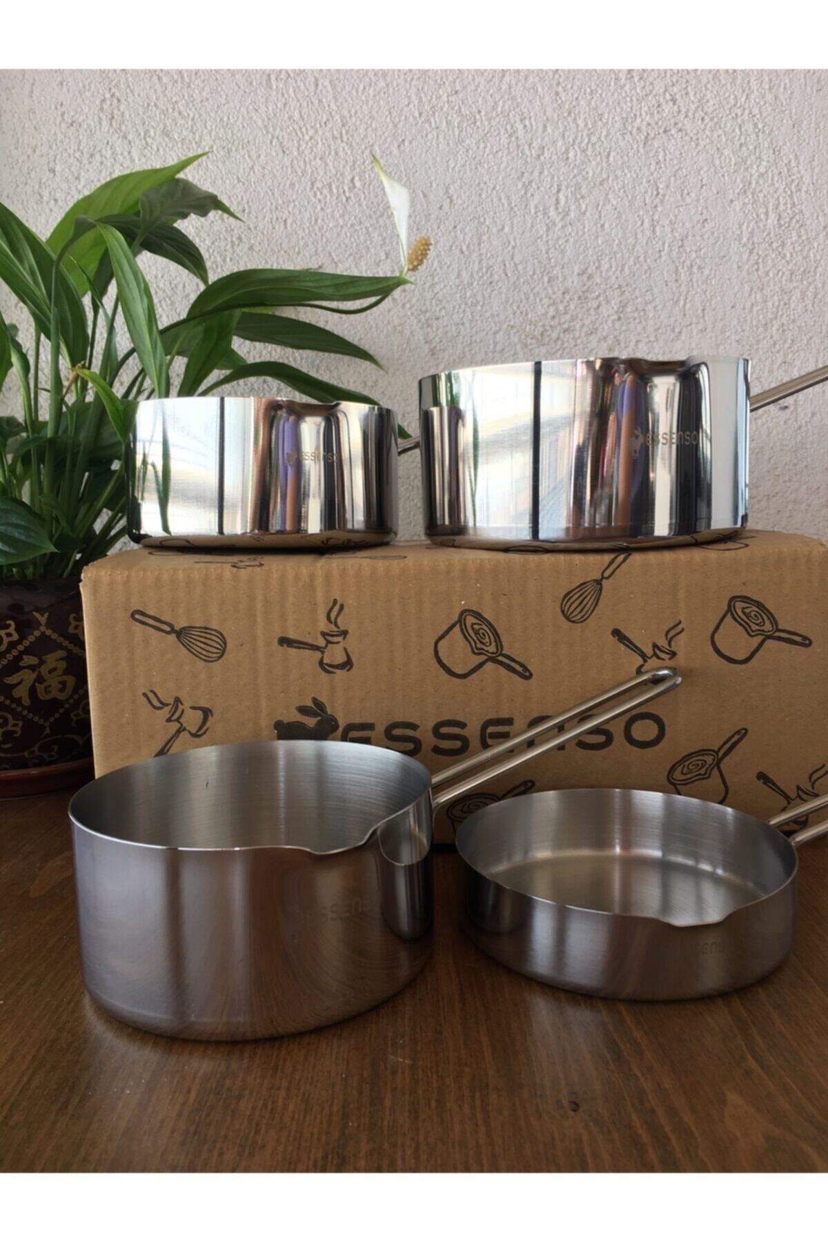 Essenso Kaçerola Sütlük 4'lü Set (sosluk Ve 12cm-14cm-16cm Sütlükler)