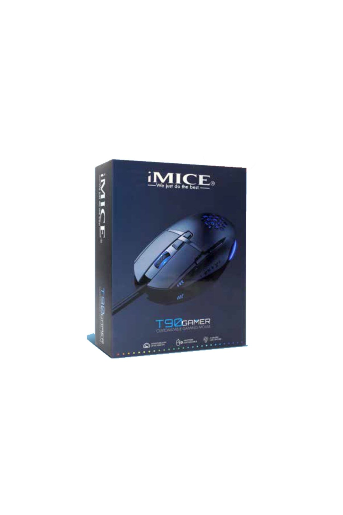 Tk Tech Led Işıklı 7200dpı Oyuncu Mouse