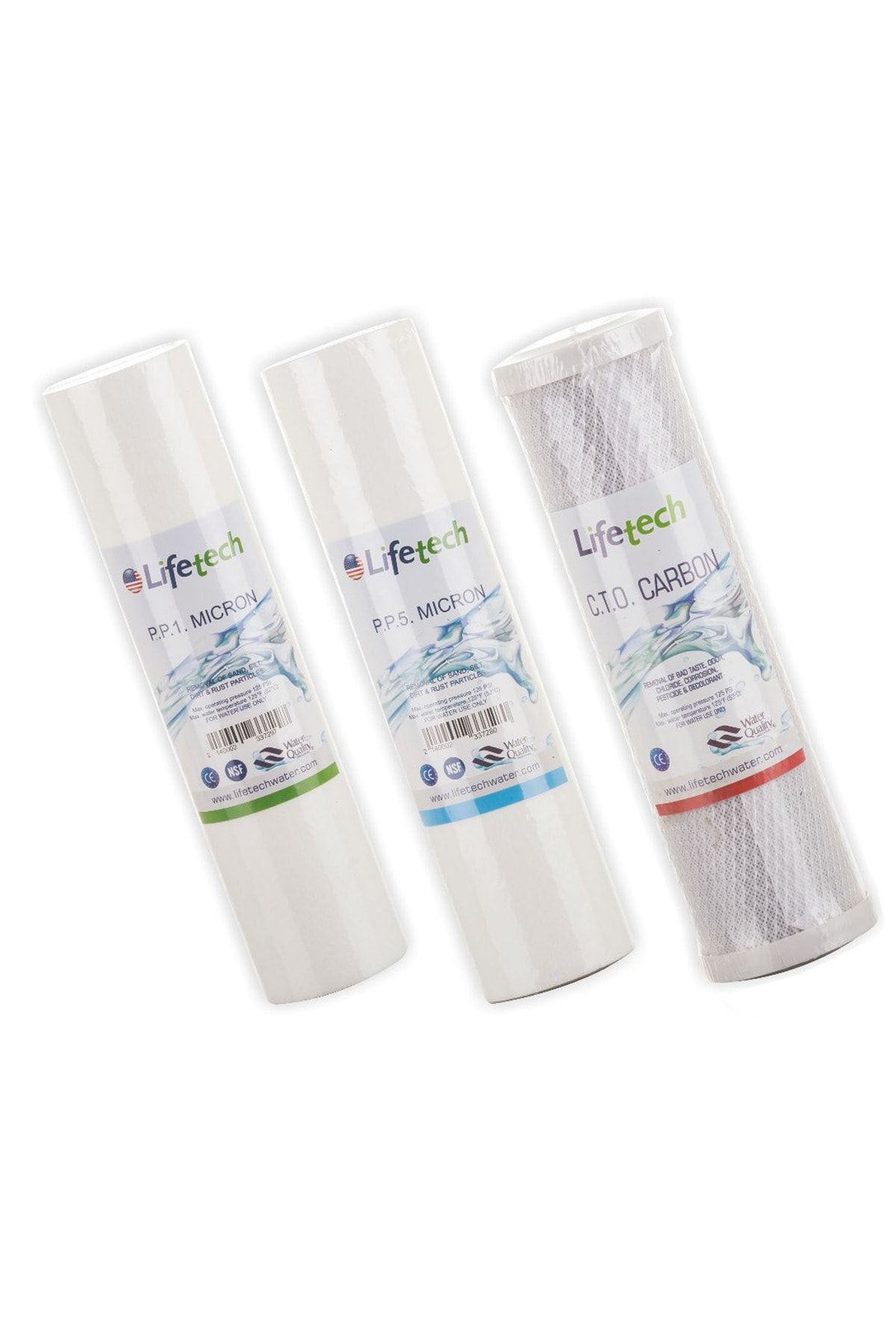 Lifetech 3 Aşama Filtre Seti