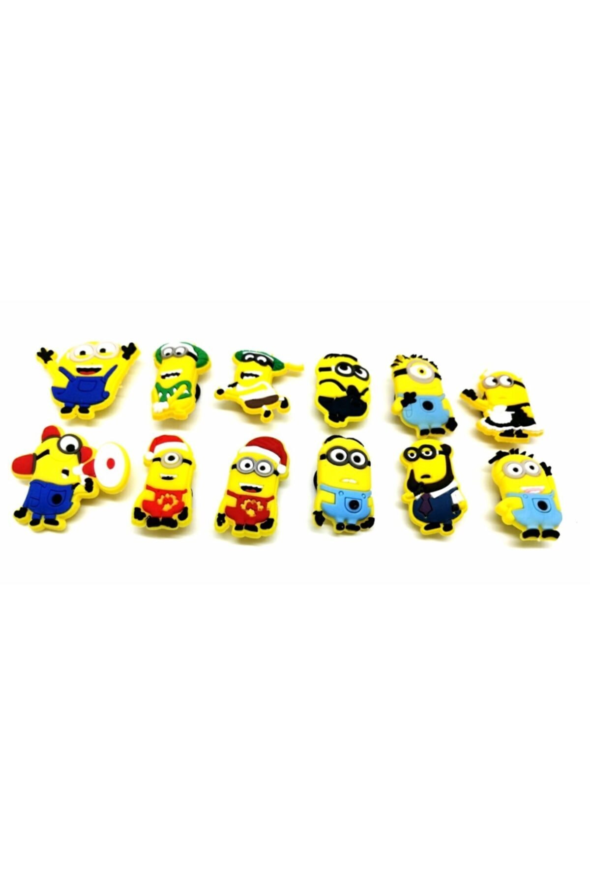 Croci 12 Adet Crocs Terlik Süsleri Jibbitz N-7