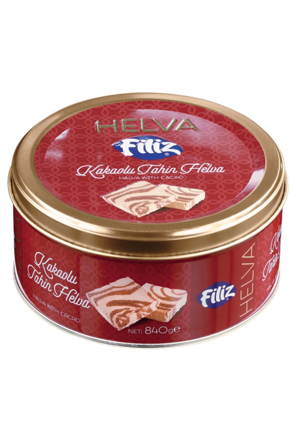 FİLİZ Kakaolu Helva 840 Gram Teneke Kutu