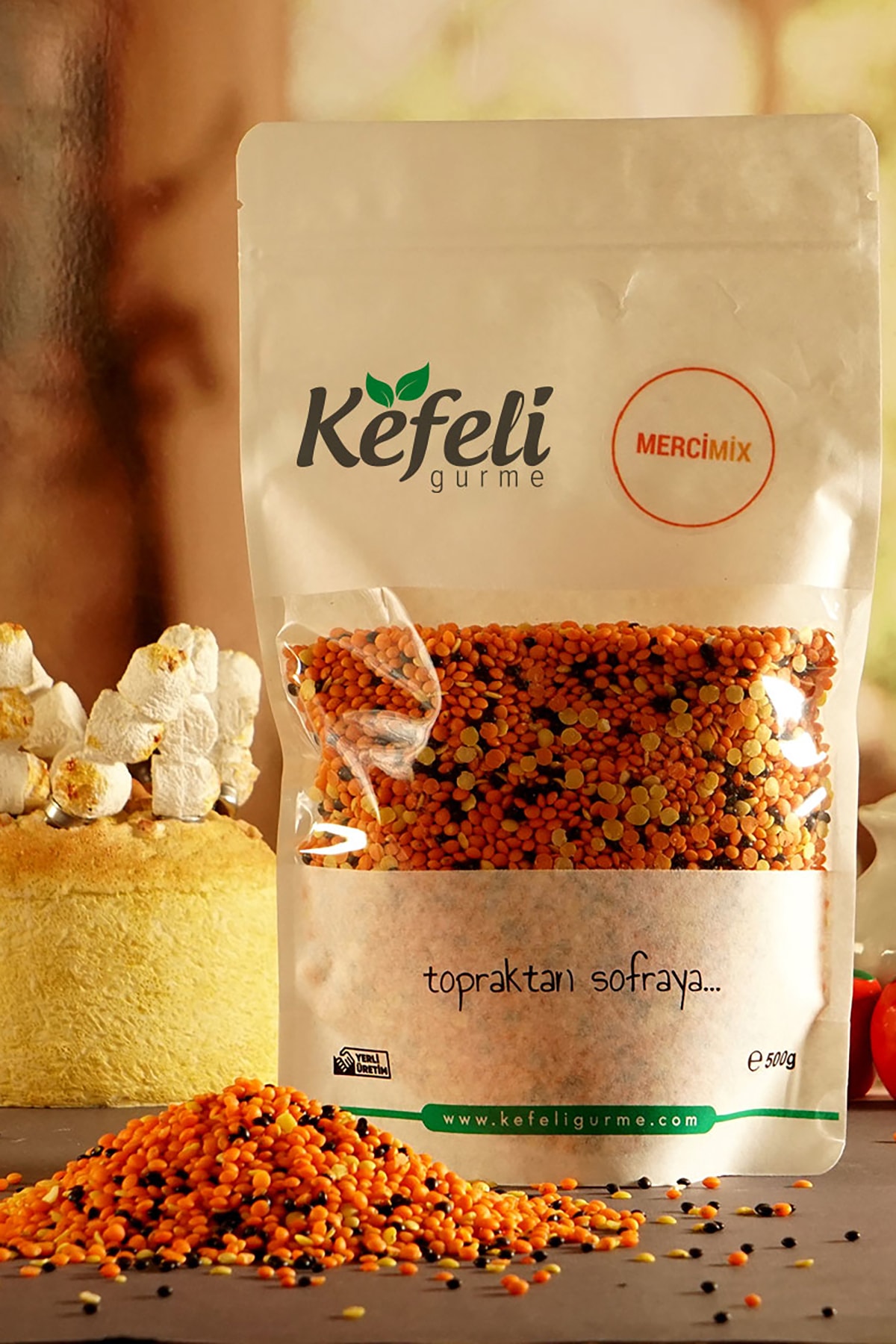Kefeli Yerli İyi Tarım Mercimix Doğal Üretim 0,5 Kg & 500gr