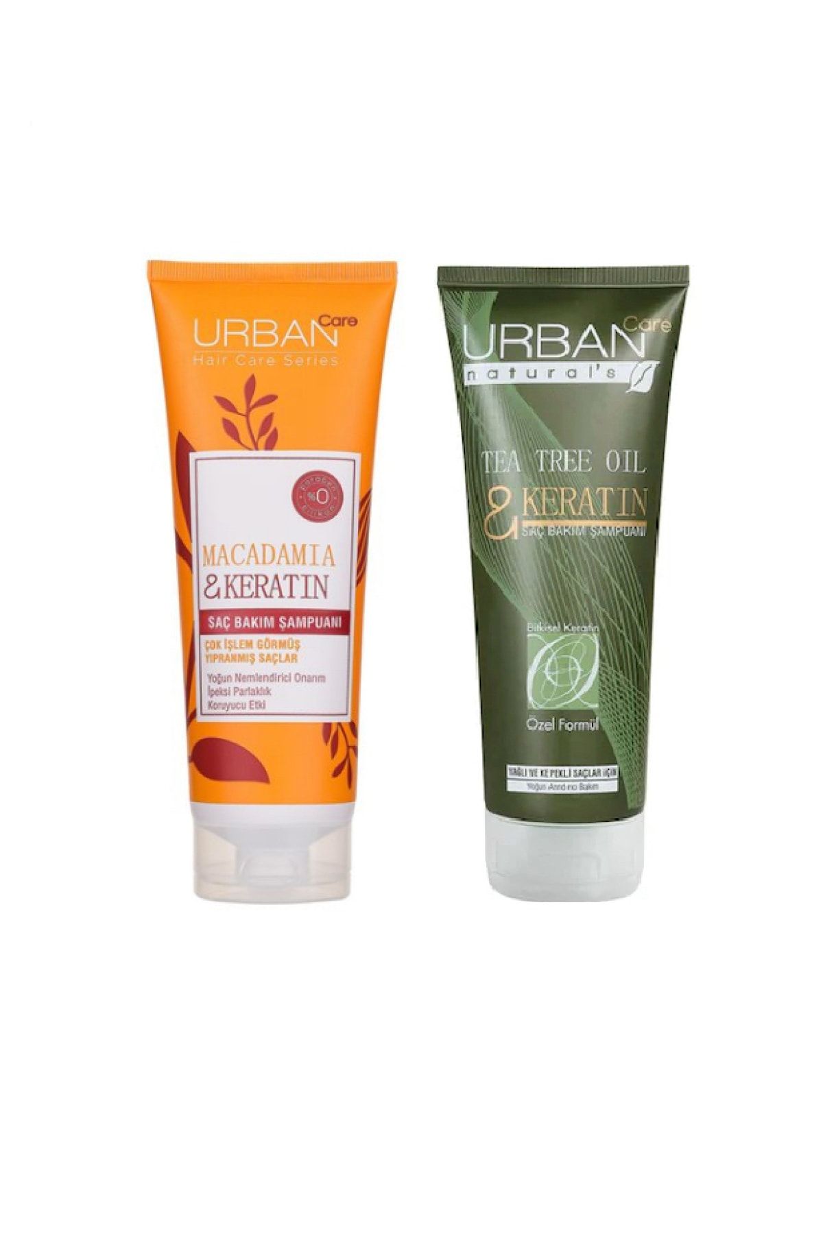 Urban Care Çay Ağacı Özü Içeren Saç Bakım Şampuanı 250 Ml+makademya Yağlı Şampuan 250ml
