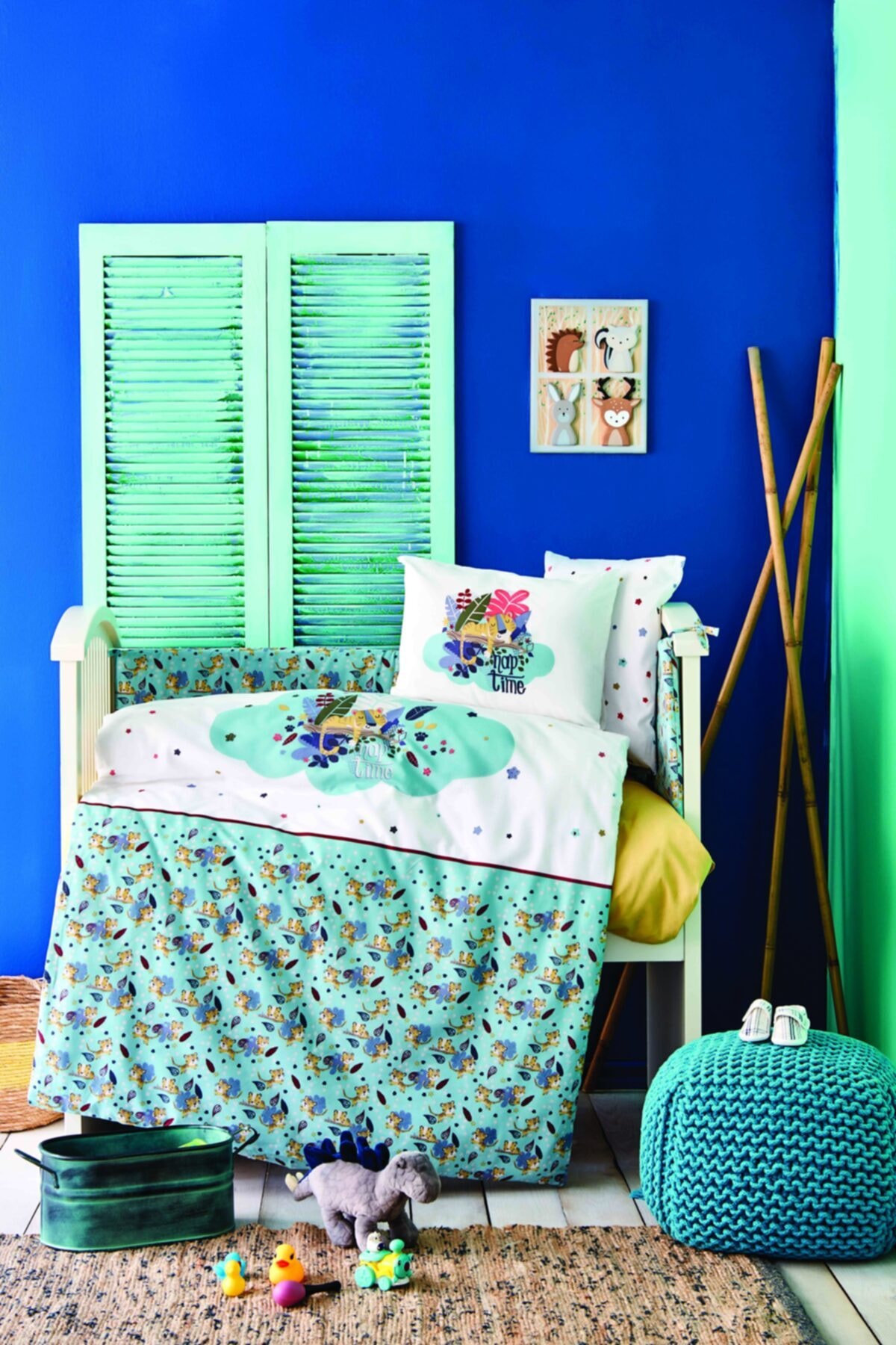 Karaca Home Bummer Indigo Cotton Bebek Uyku Seti