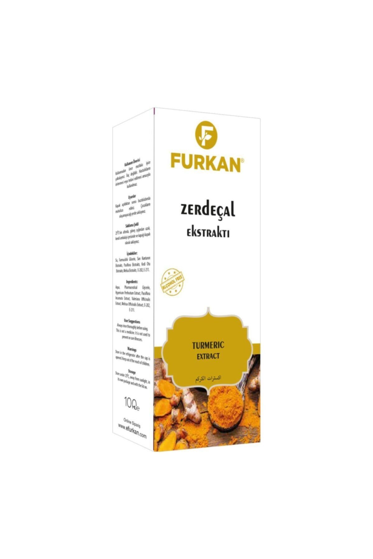 Furkan Zerdeçal Ekstrakt - 100 Ml