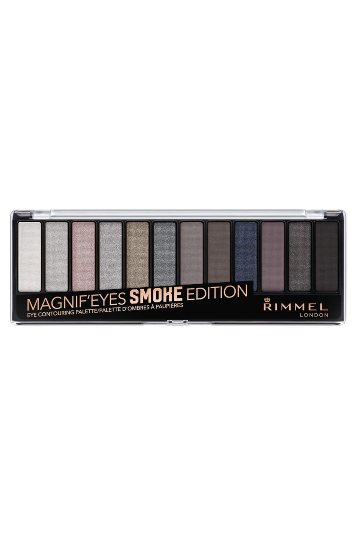 RIMMEL LONDON Magnif'eyes Far Paleti 12'li Smoke Edition