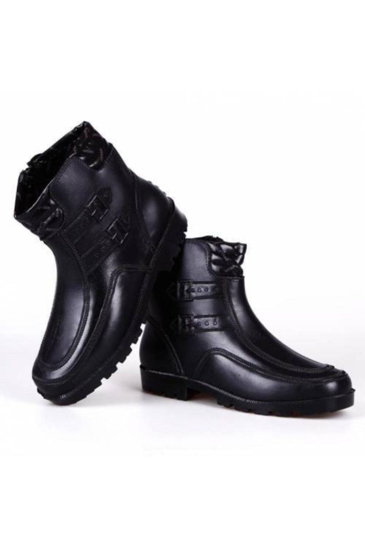 ARISAN Erkek Siyah Kaucuk Su Geçirmez  Kar Botu