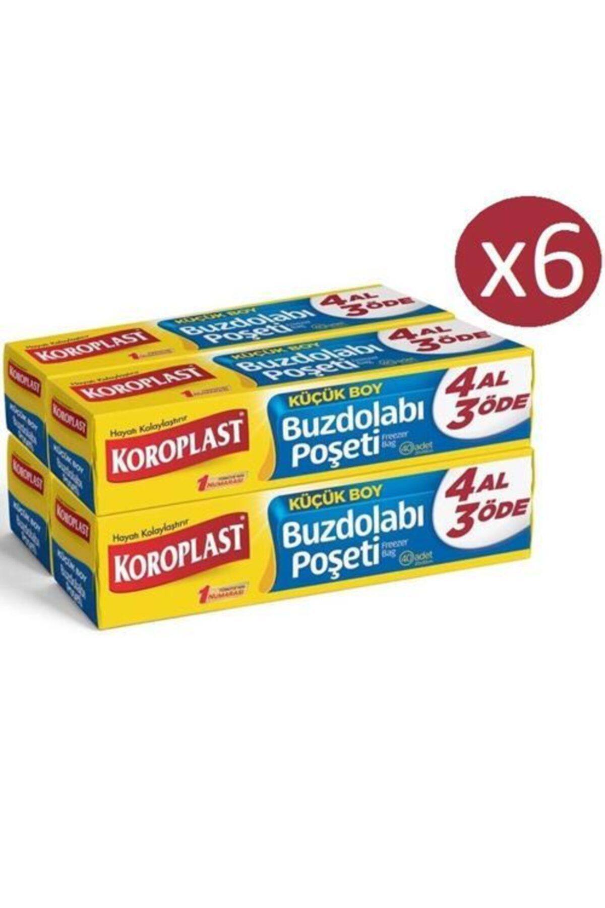 Koroplast Küçük Buzdolabı Poşeti 4 Al 3 Öde 160'lı X 6 Paket