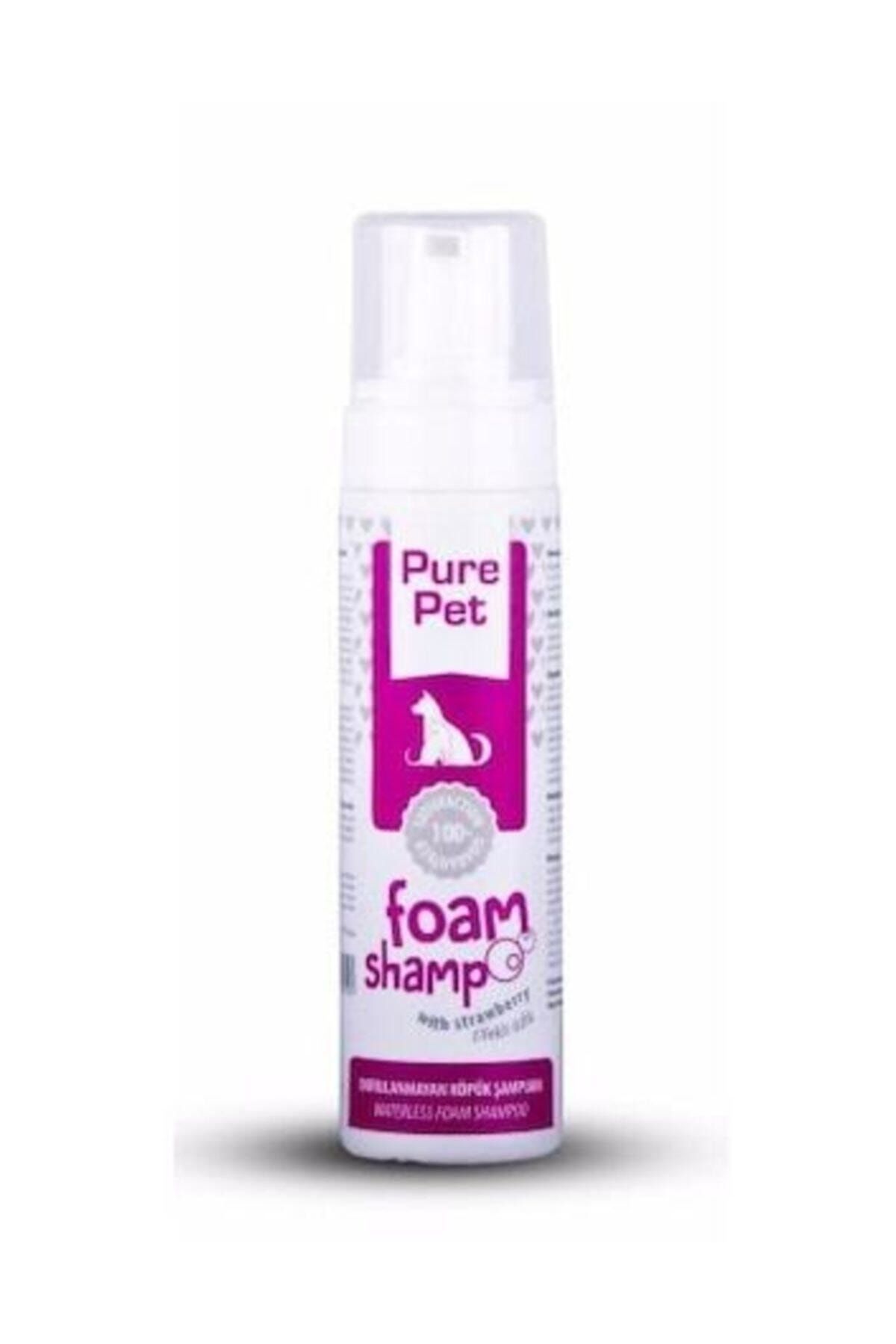 Pet Love Durulanmayan Köpük Şampuan Çilek Kokulu 225 Ml Purepet_çilek