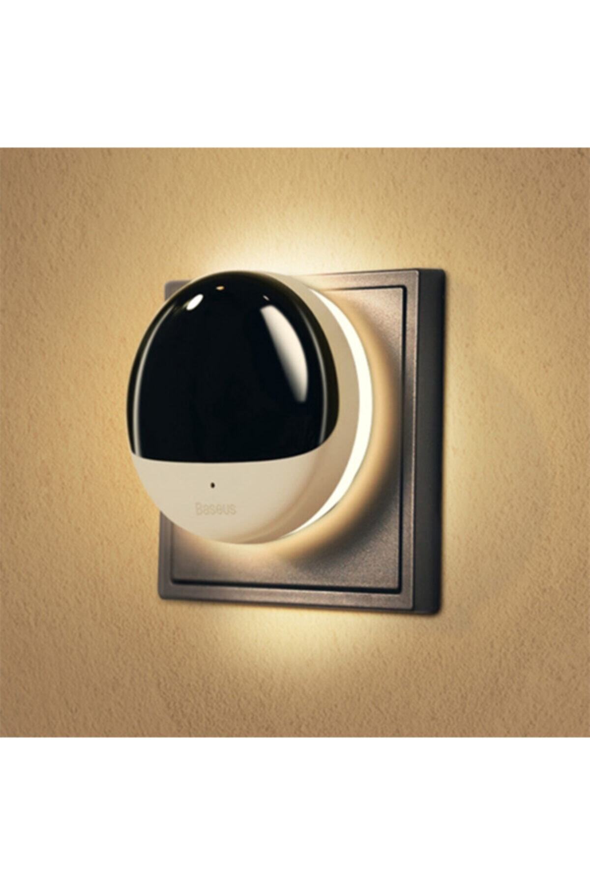 Baseus Baseus Plug-in Led Gece Lambası Ses Ile Kontrol Akıllı Gece Led Işık