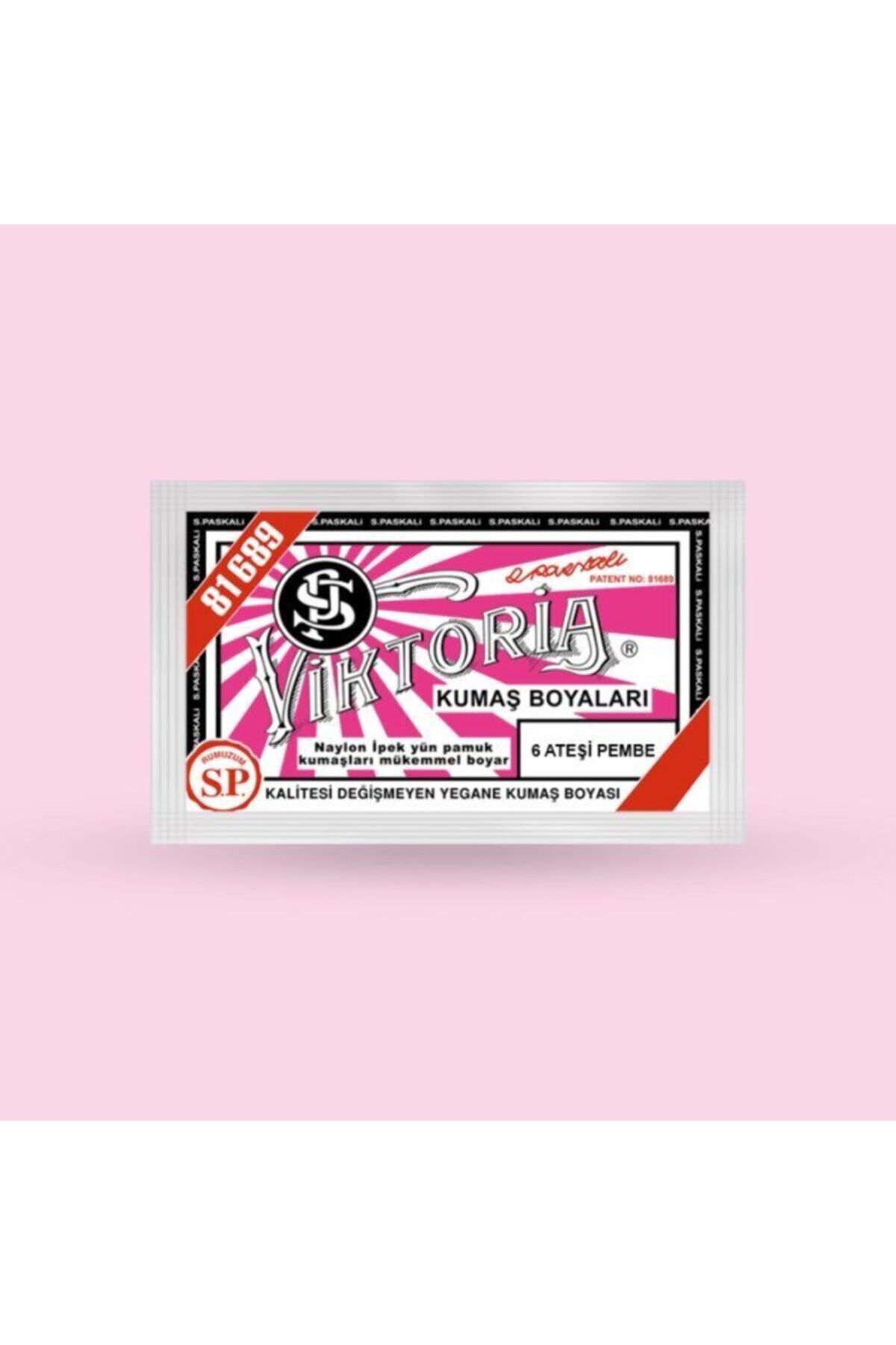 Viktoria Kumaş Boyası 06-ateşi Pembe