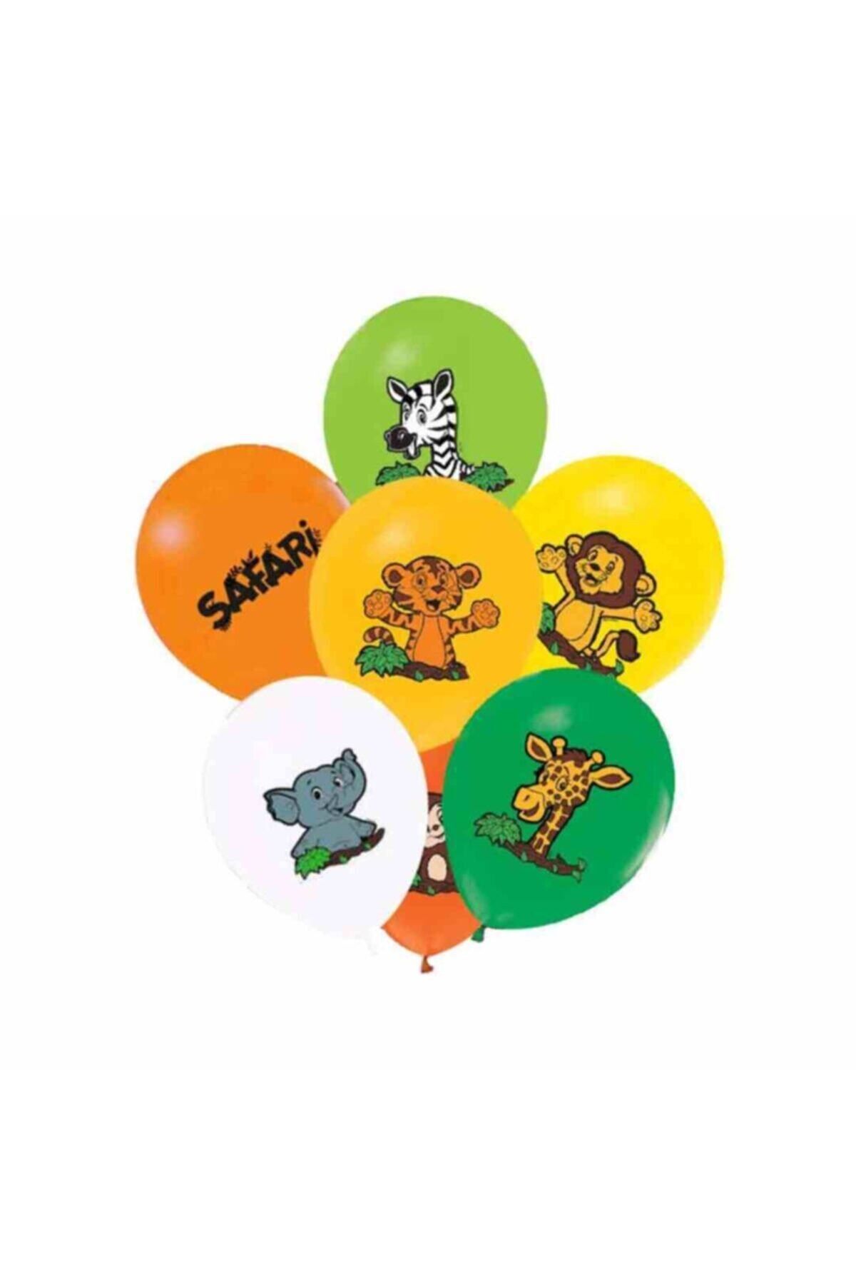 Safari Baskılı Balon 10 Adet