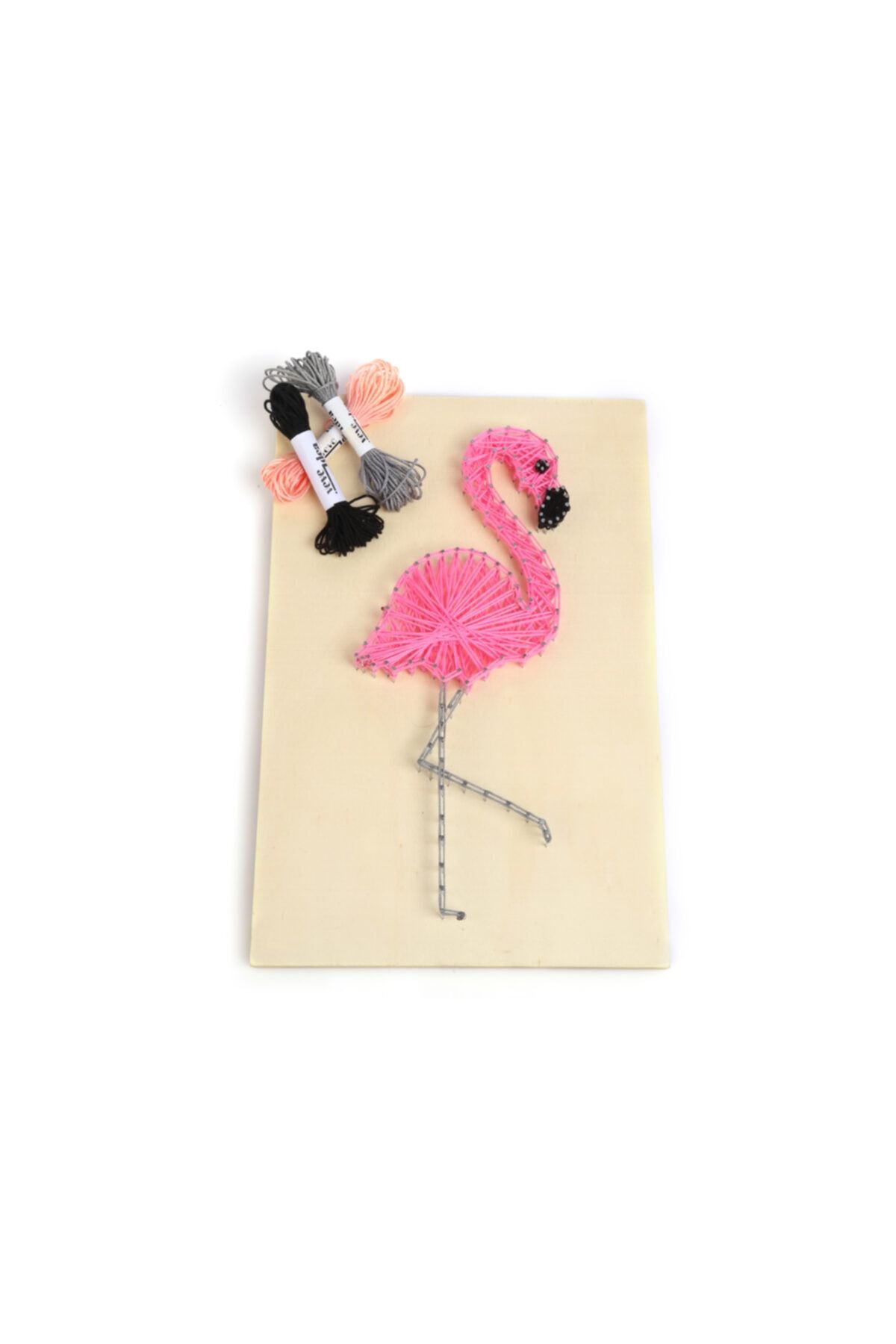VEVE İDEA Strıng Art(ip Sanatı) Hobi Kiti - Flamingo Başlangıç Seti