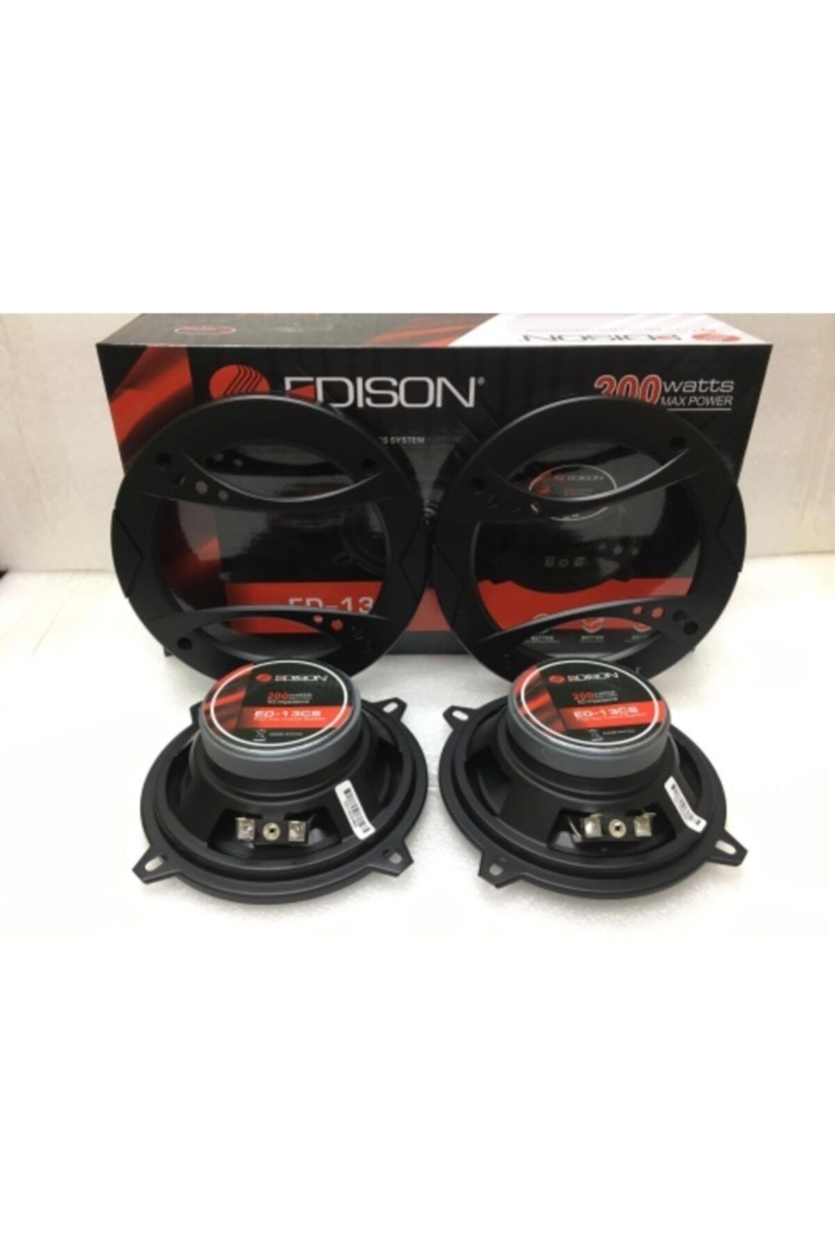 EDİSON Ed-13cs 13cm Oto Hoparlör 1 Takım 2 Adet 200w