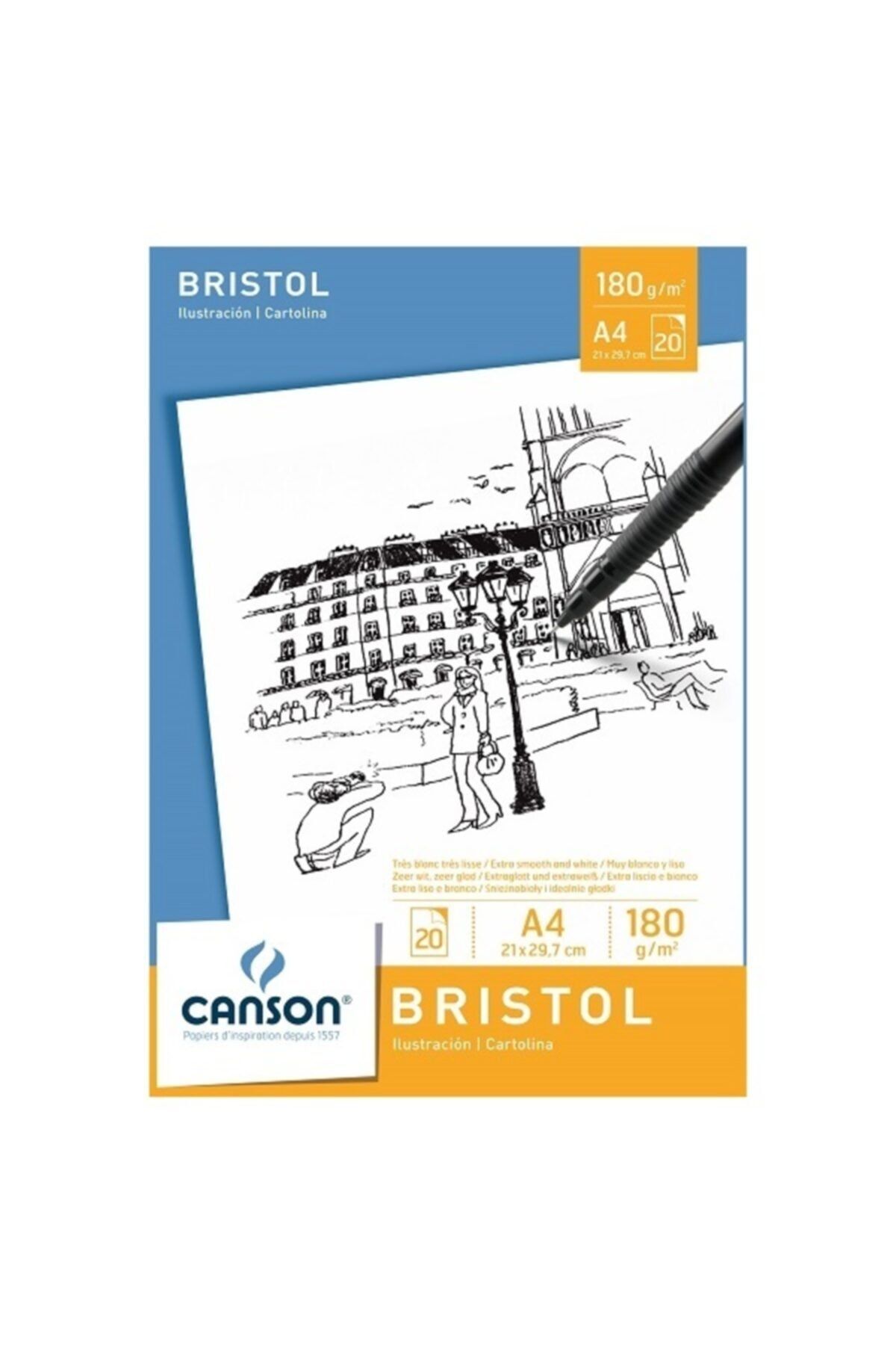 Canson Bristol Pad 180 gr A4 20 Yaprak Defter