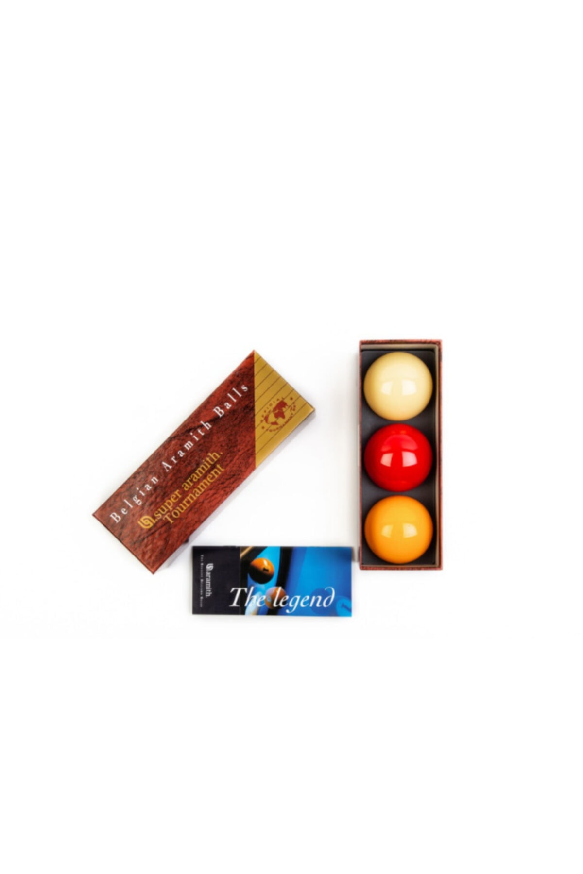 Bufalo Aramith Tournament Üç Bant Karambol Bilardo Topu Seti