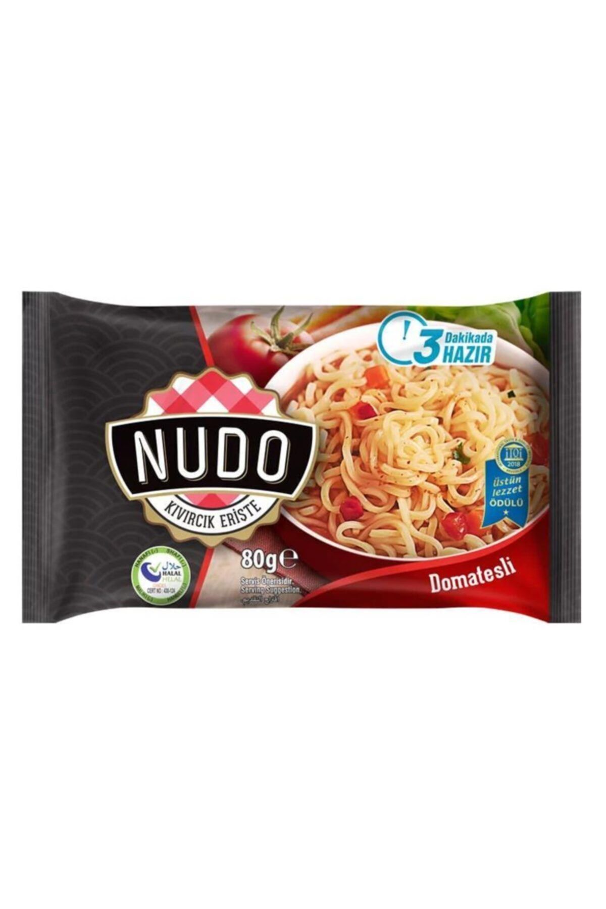 Nudo Körili Erişte Poşet 80 gr 24 Adet