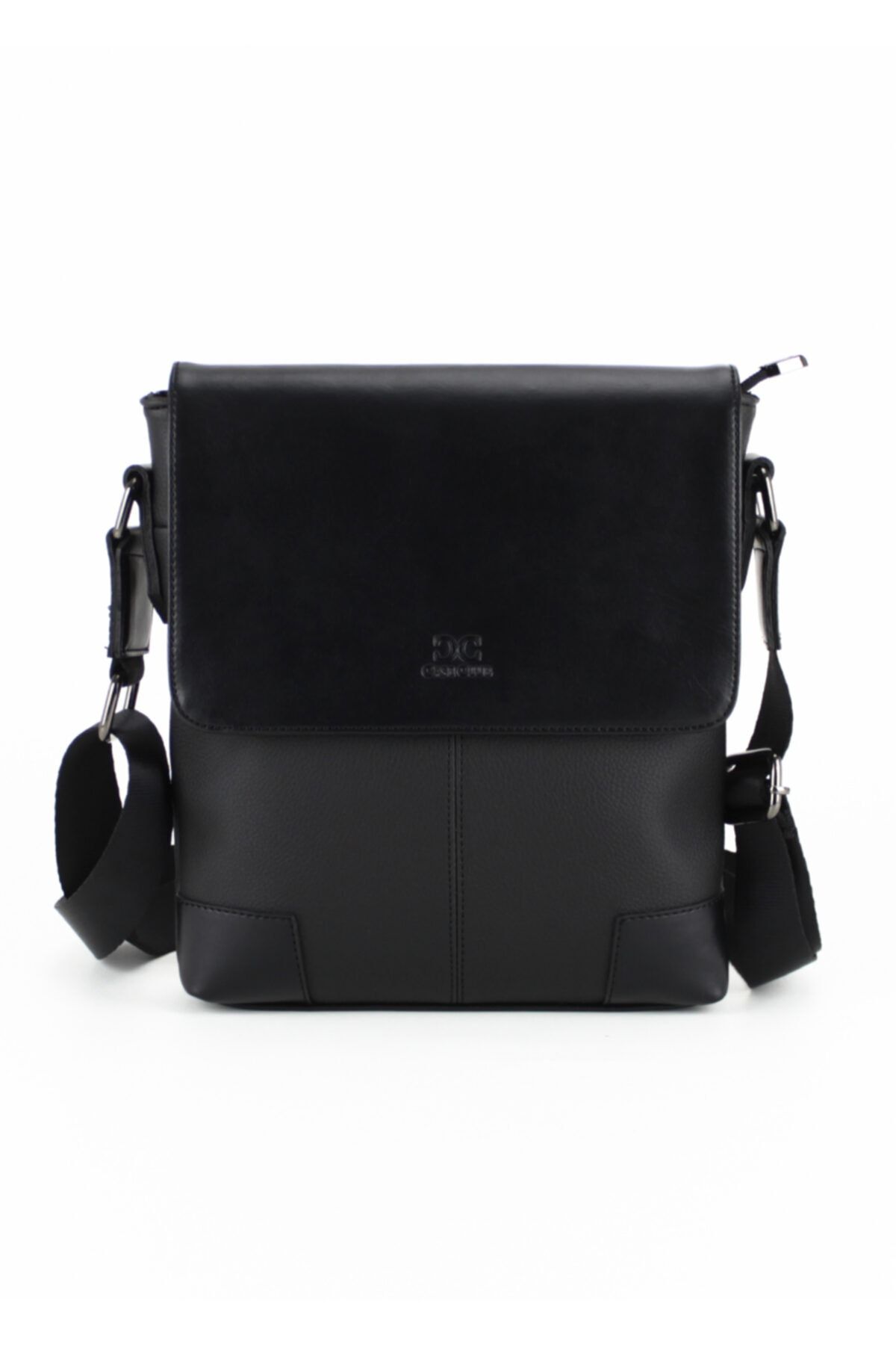 Case Club Unisex Siyah Postacı Çapraz Ve Omuz Çanta