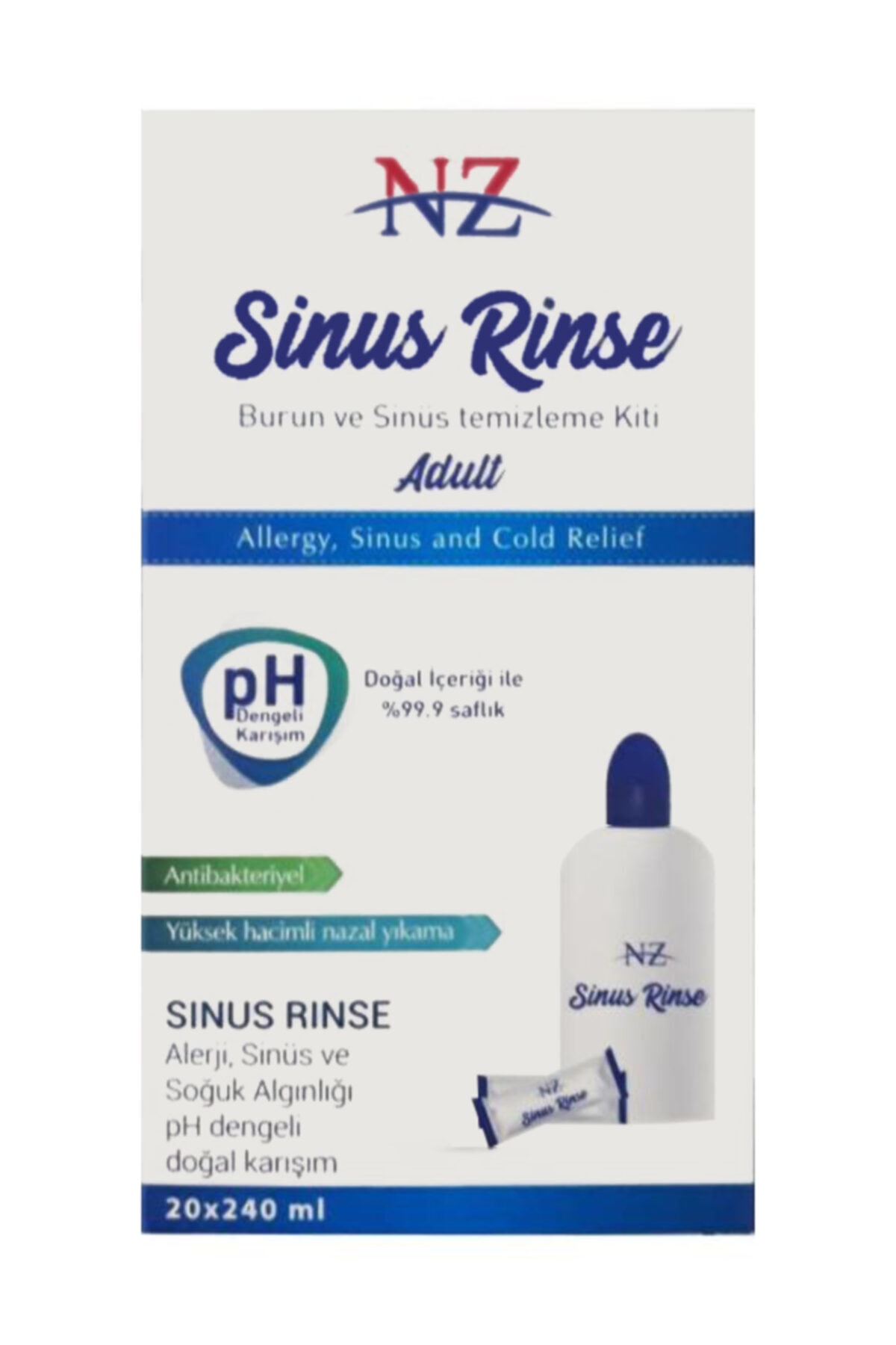 Naz Pharma Sinus Rinse Kit 20 X 240 ml