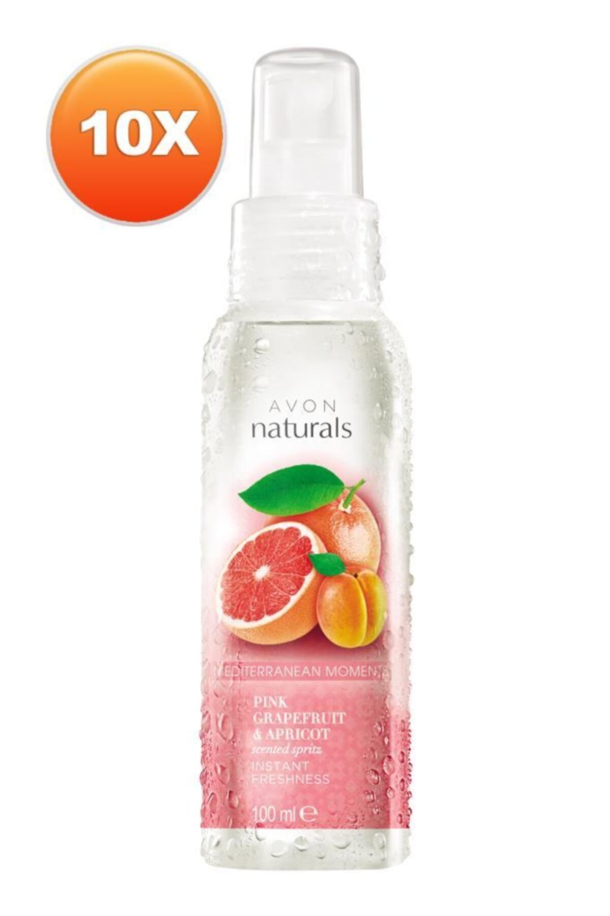 AVON Greyfurt Ve Kayısı Kolkulu Vücut Spreyi 100 Ml. Onlu Set