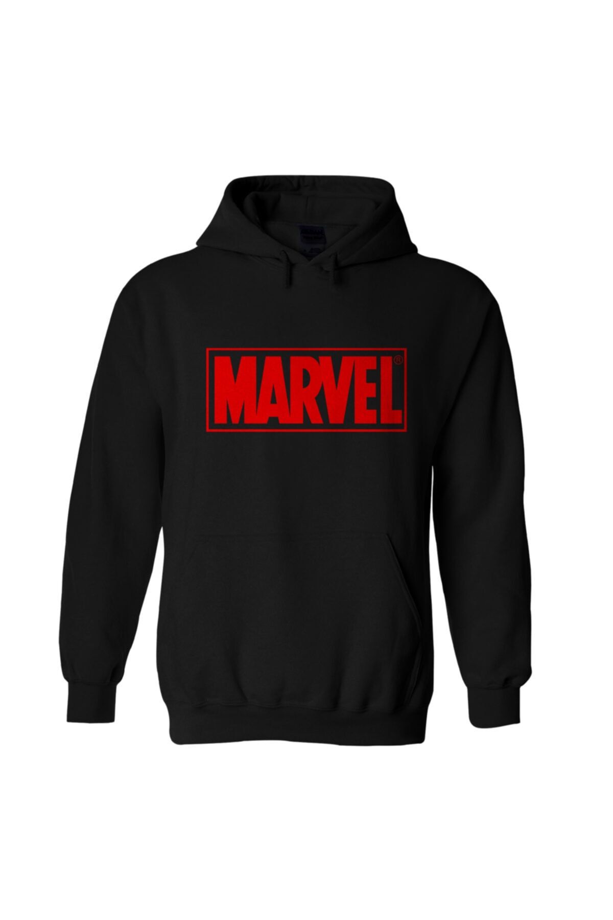 nrage Unisex Siyah Marvel Spor Sweatshirt