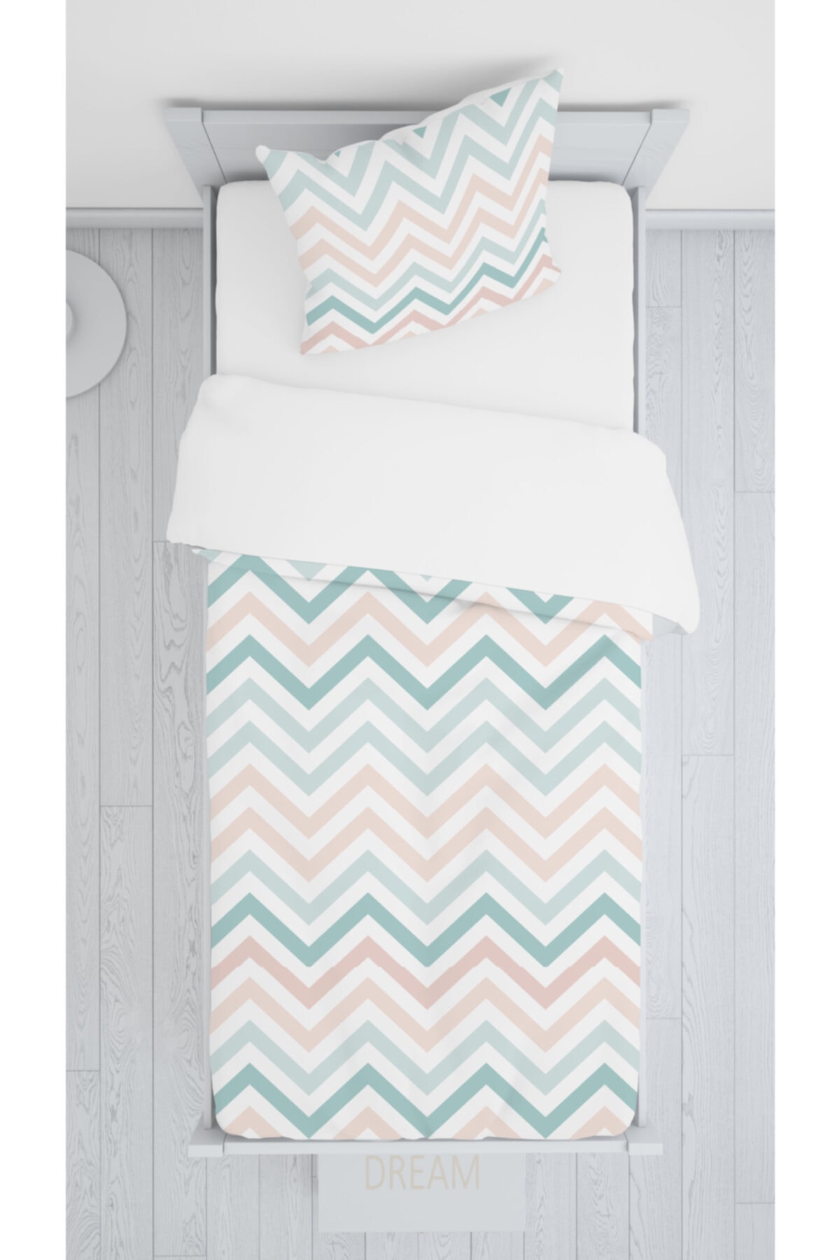 Consept Home Renkli Zigzag Yatak Örütüsü Takımı  Hm-b162