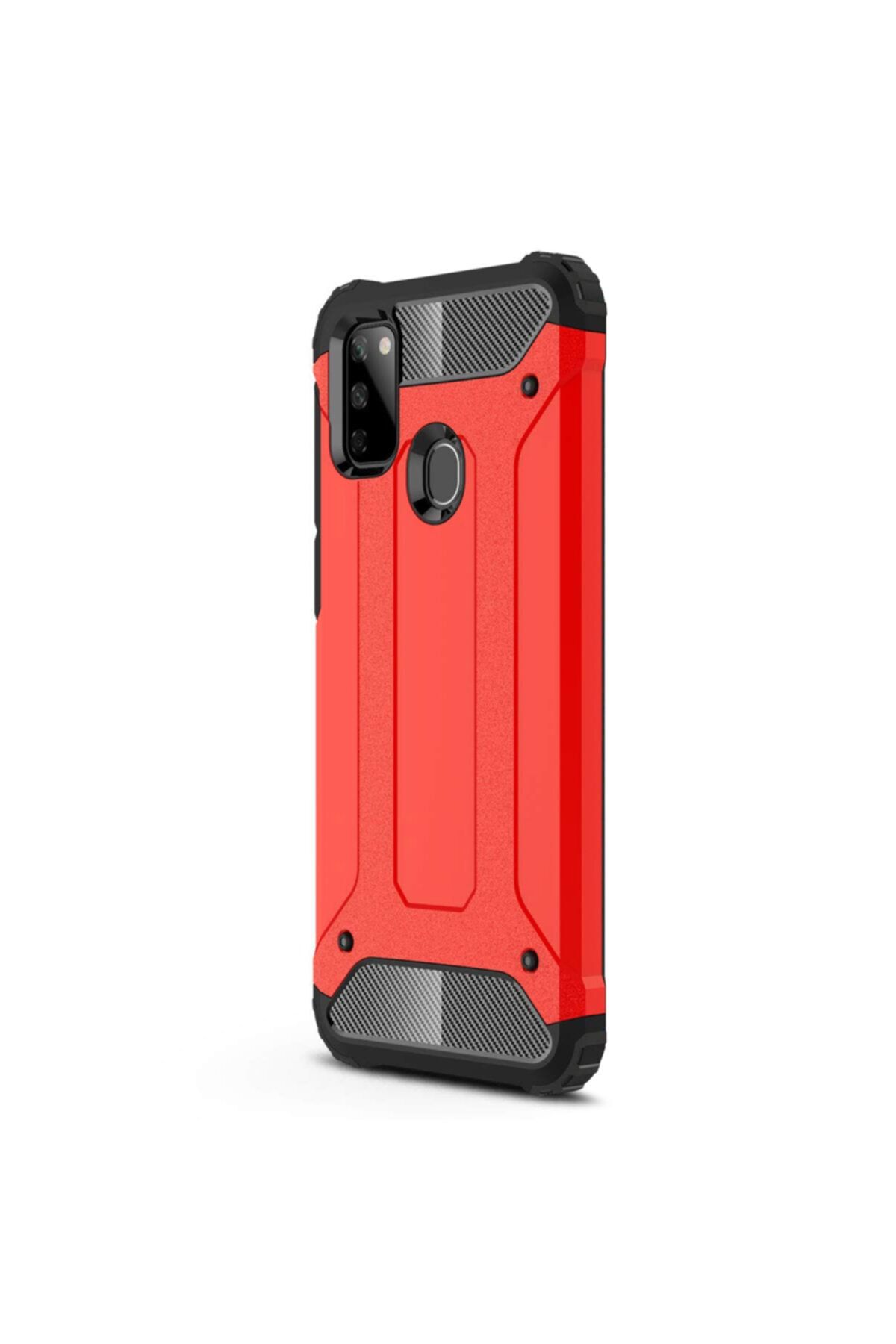 Microsonic Microsonic Galaxy M21 Kılıf Rugged Armor Kırmızı 2