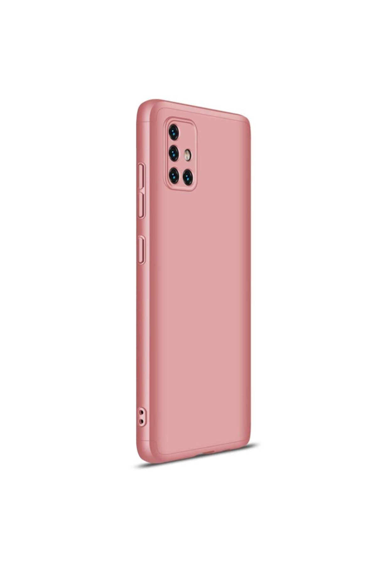 Microsonic Microsonic Galaxy A51 Kılıf Double Dip 360 Protective Rose Gold 2