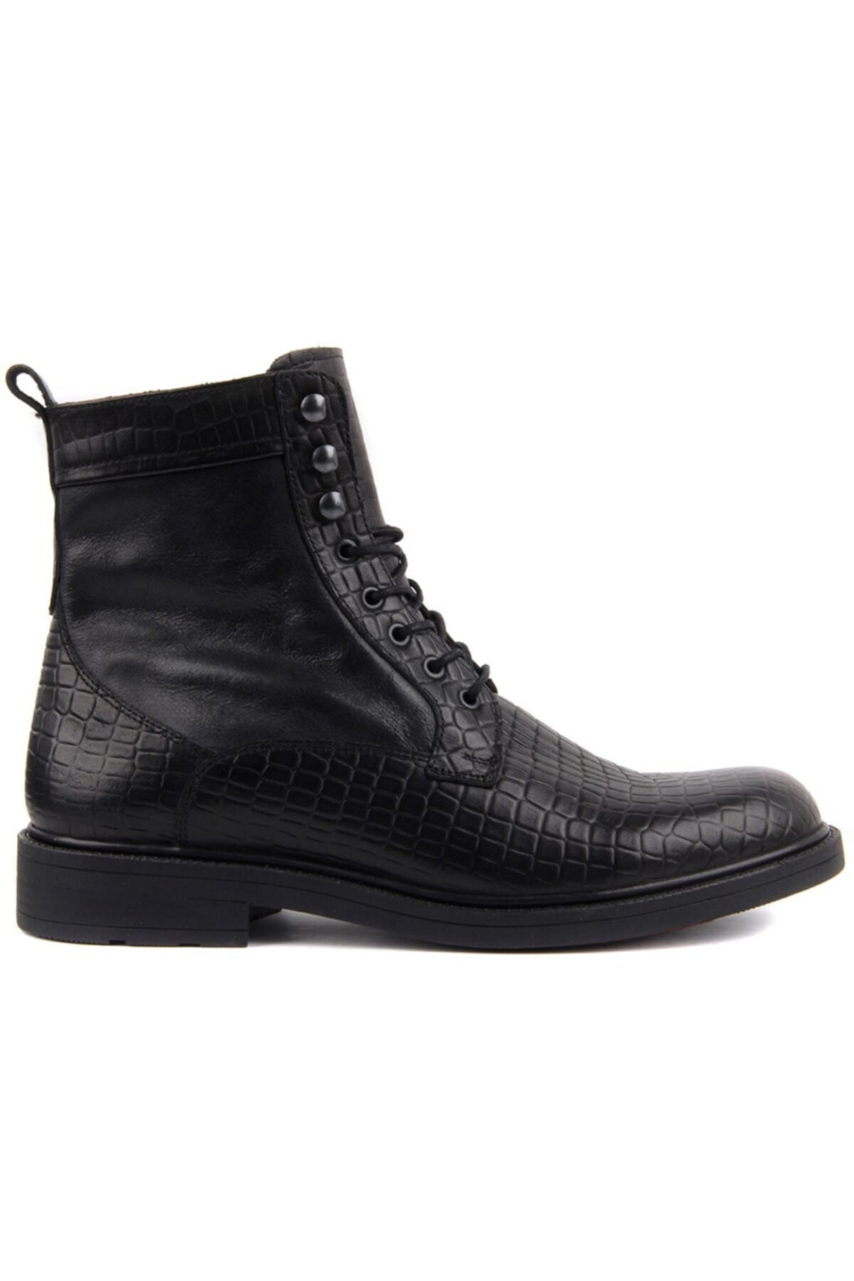 SAIL LAKERS/ GÖL AYAKKABI Erkek Siyah Deri Bot 102-3246-121