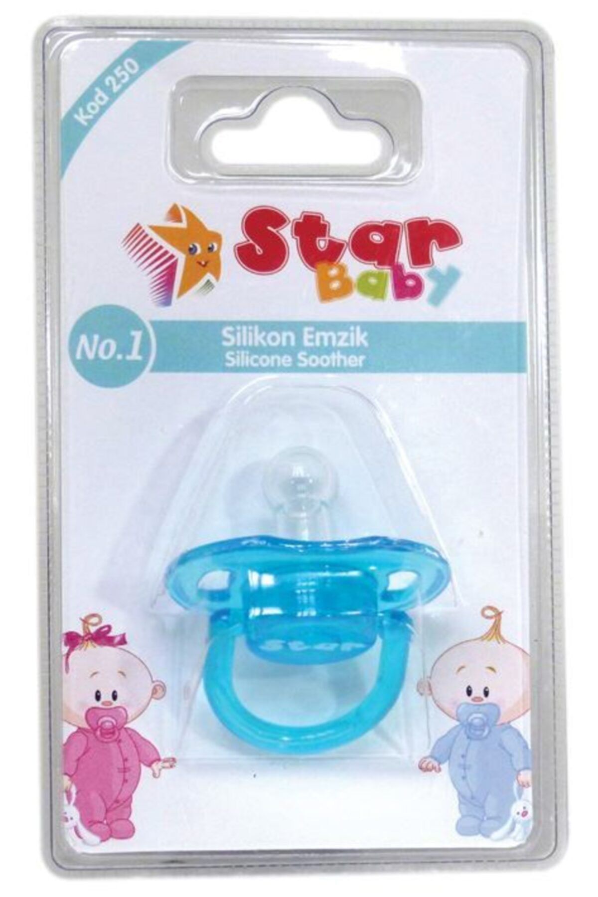 Star Baby Silikon Emzik No.1