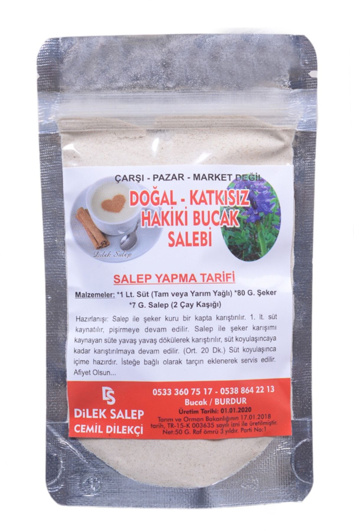 DilekSalep Hakiki Bucak Salebi 50 gr