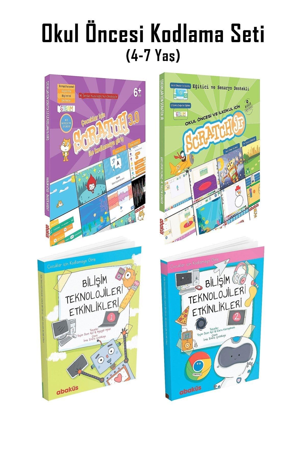 Abaküs Kitap Okul Öncesi Kodlama Seti